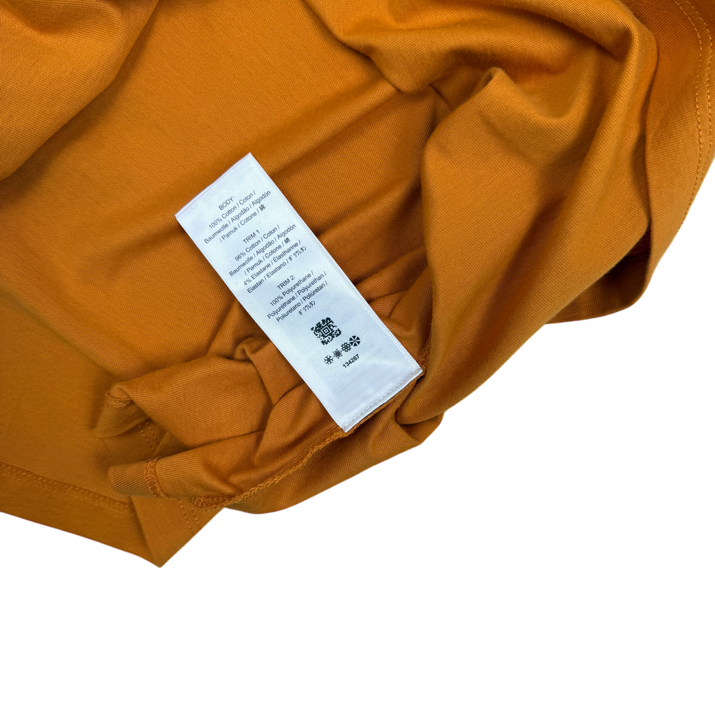 Fred Perry x Raf Simons Tape Detail T-Shirt Golden Orange (Fits M-L)
