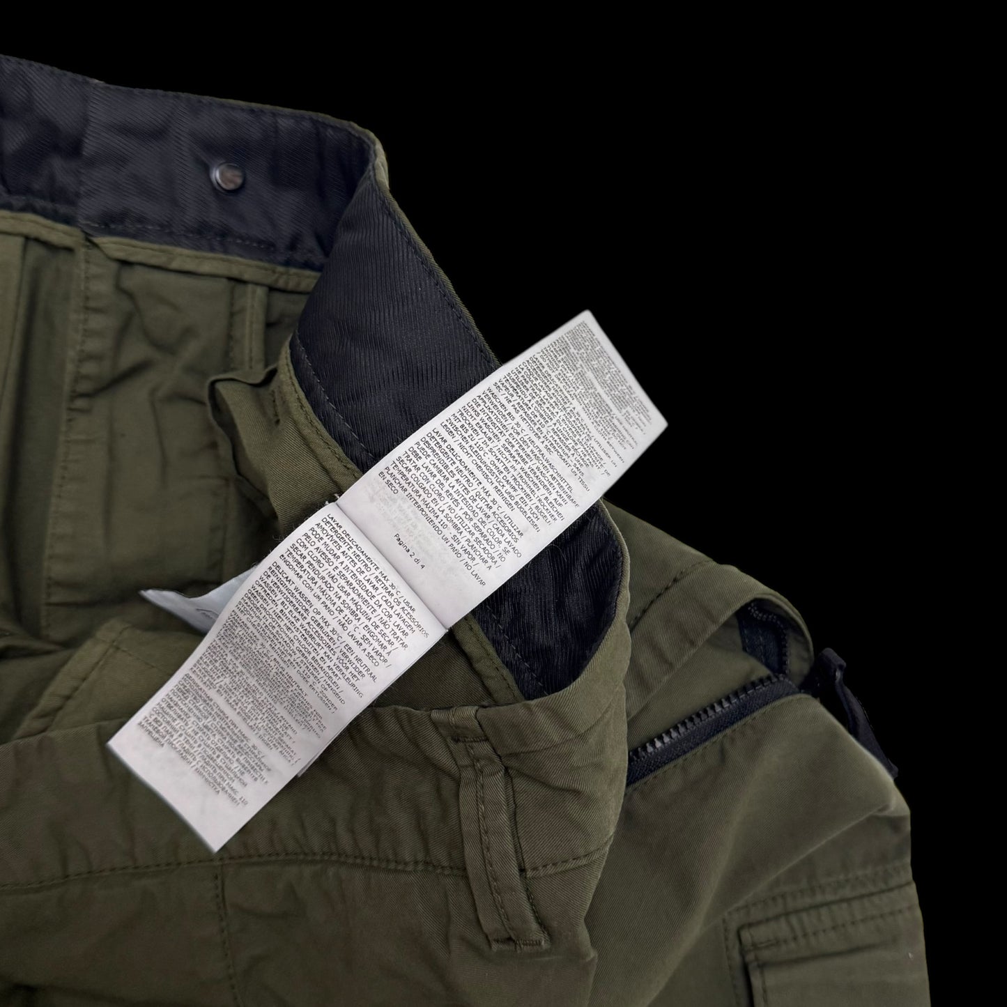 Stone Island Type RE-T Cargo Pants Army Green (Size 36”)
