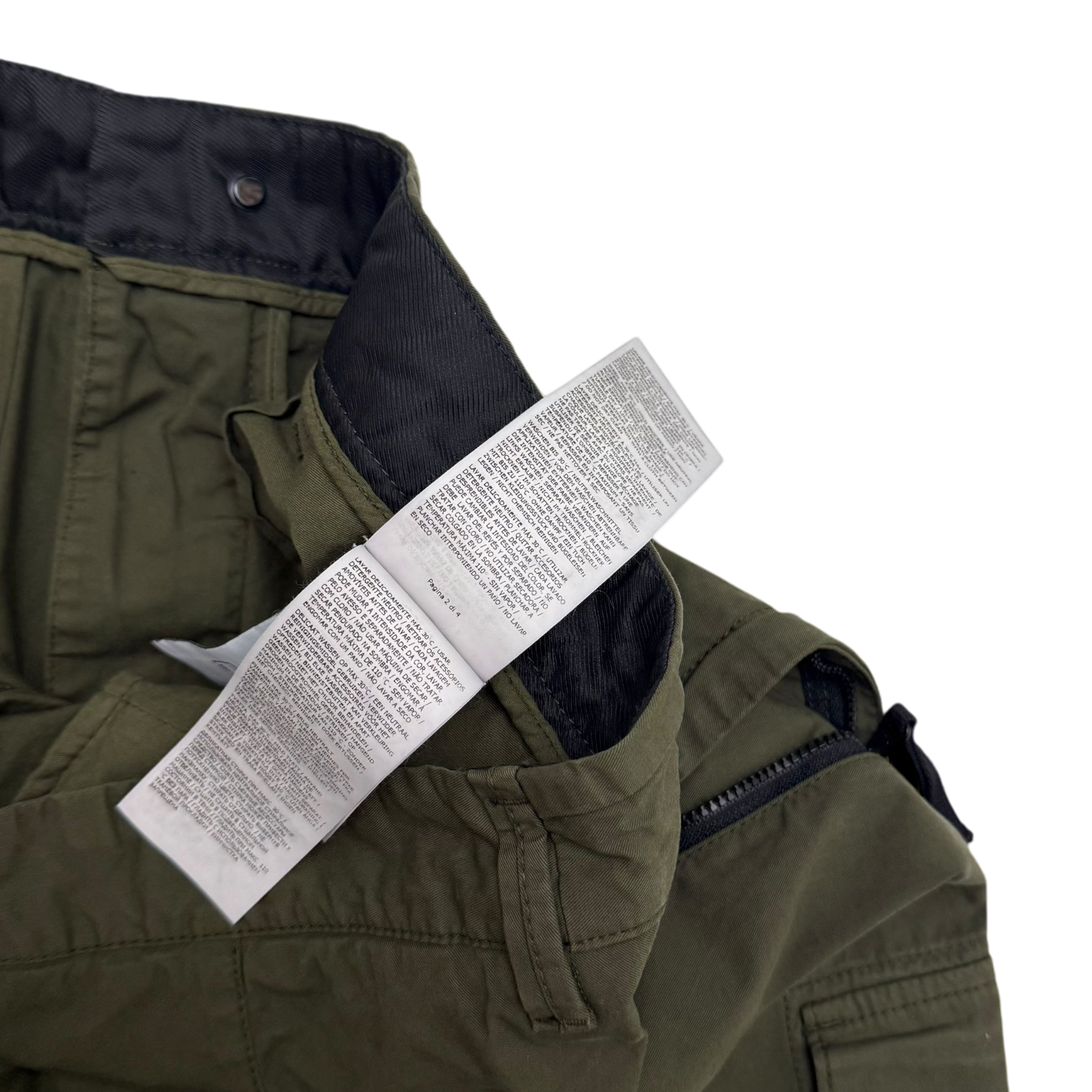 Stone Island Type RE-T Cargo Pants Army Green (Size 36”)