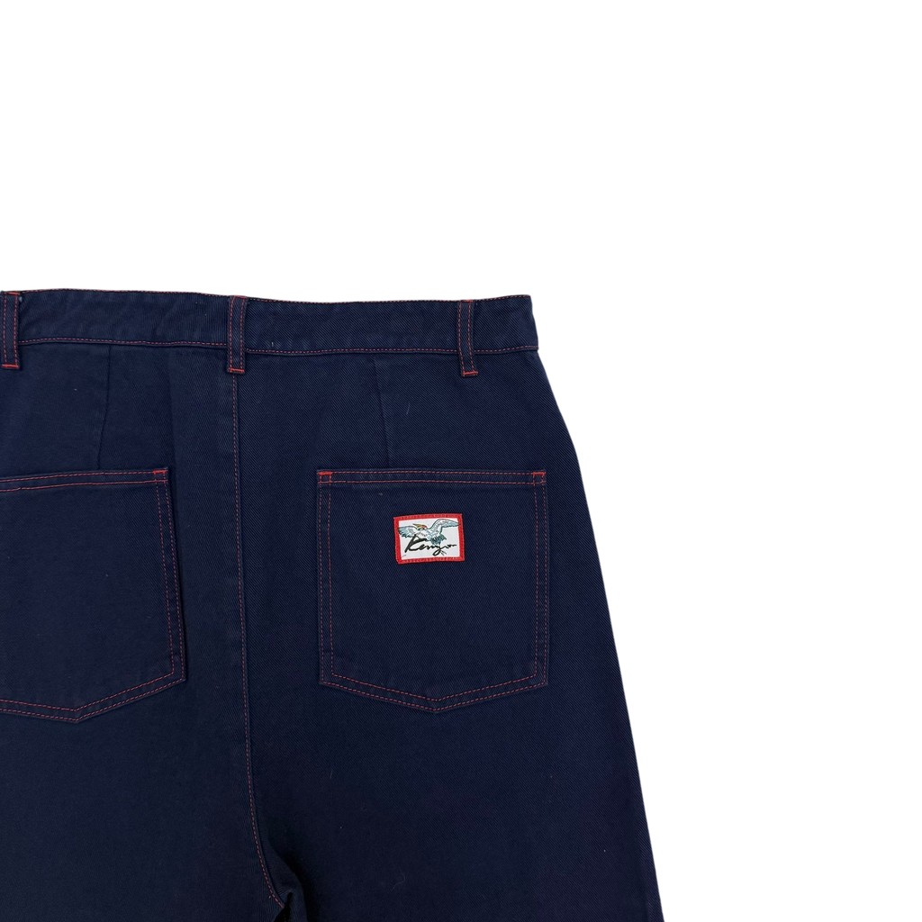 Kenzo Paris Memento Collection Twisted Dart Indigo Jeans (Size 31”)