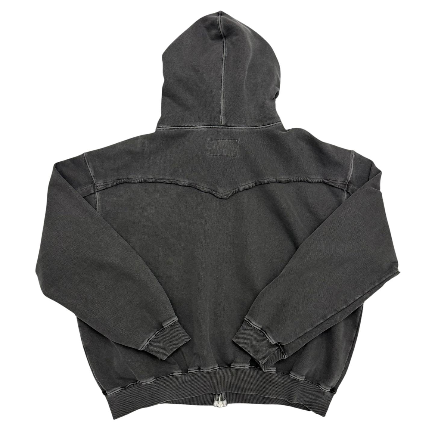 T By Birthdaysuit Heavyweight Zip-Up Hoodie Charcoal (Fits L-XL)