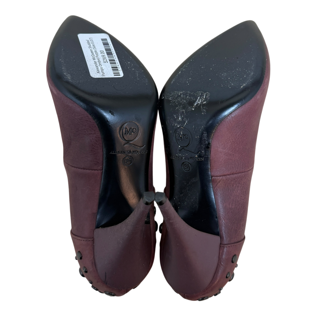 Alexander McQueen Studded Pumps Ombré Purple (Size EU37)