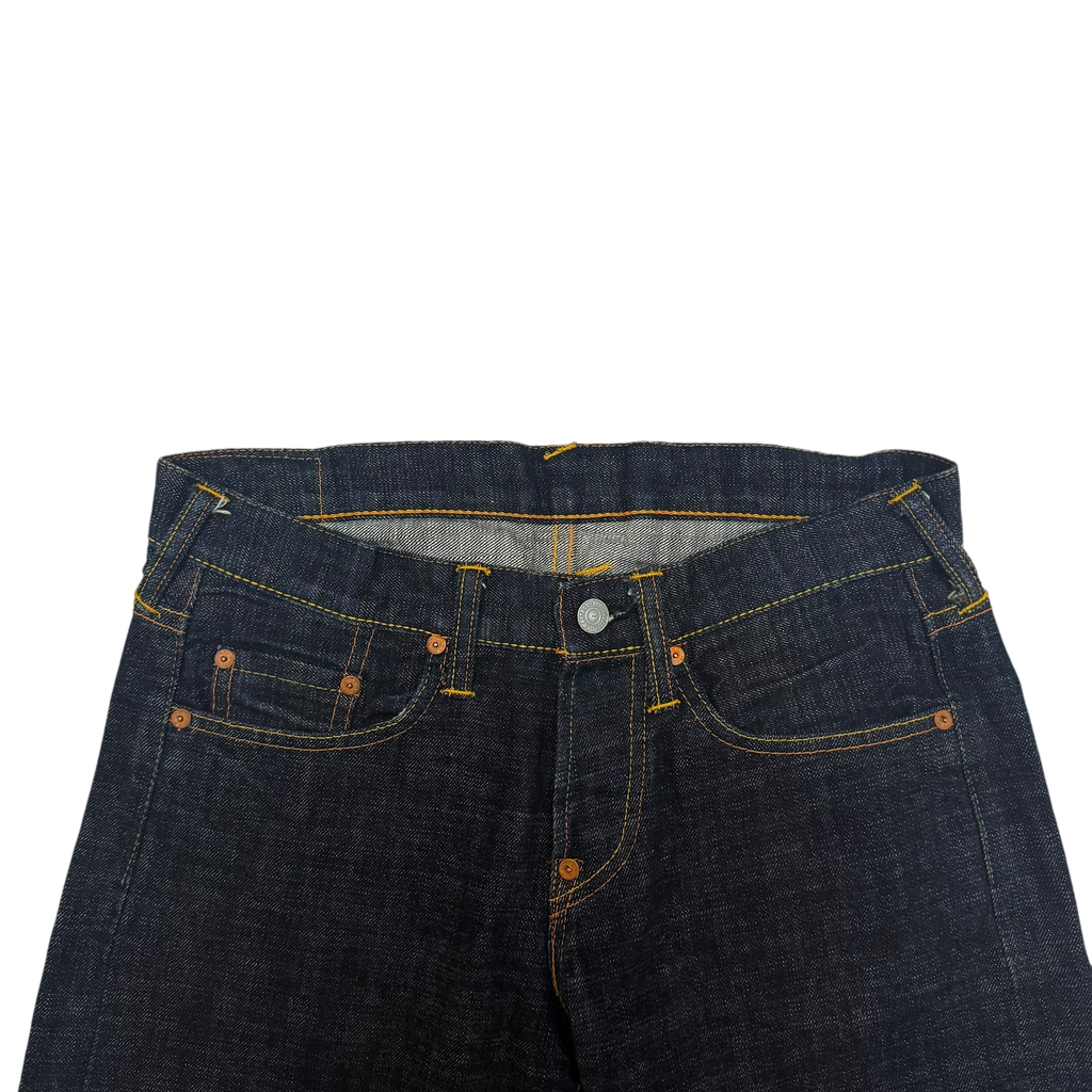 Evisu Yellow Print Daicock Jeans (Size 30”)
