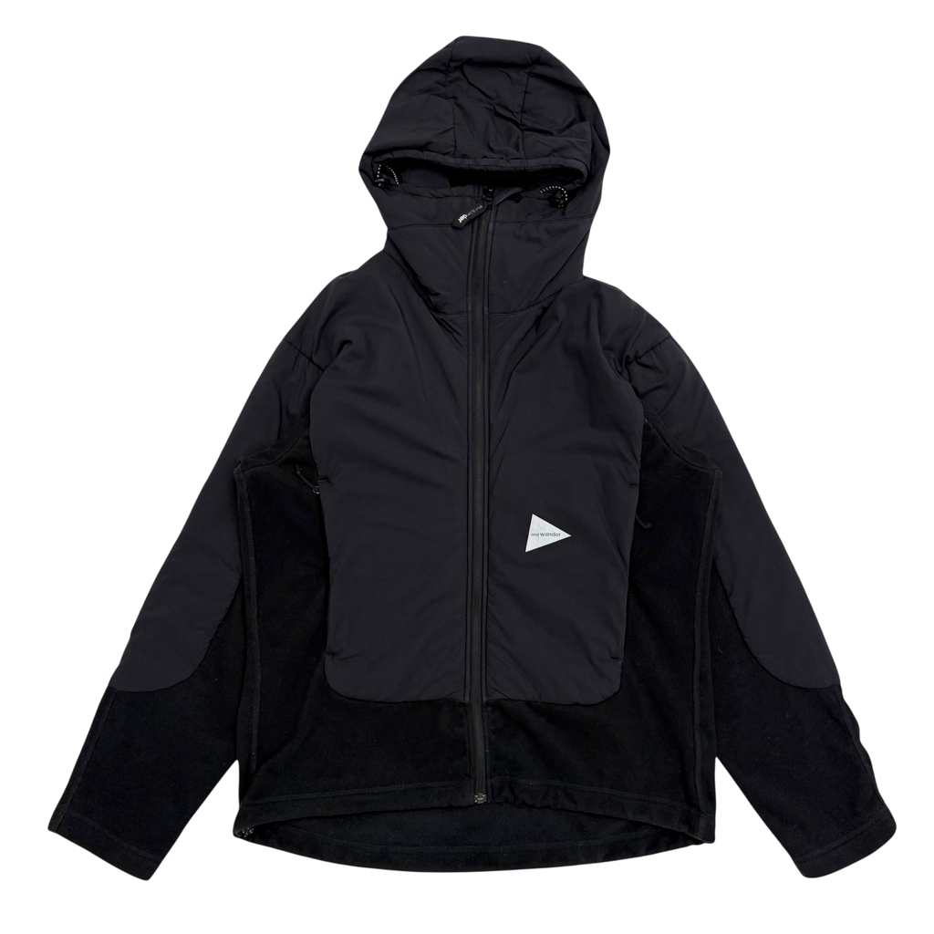 And Wander Top Fleece Jacket Black (Fits M-L)