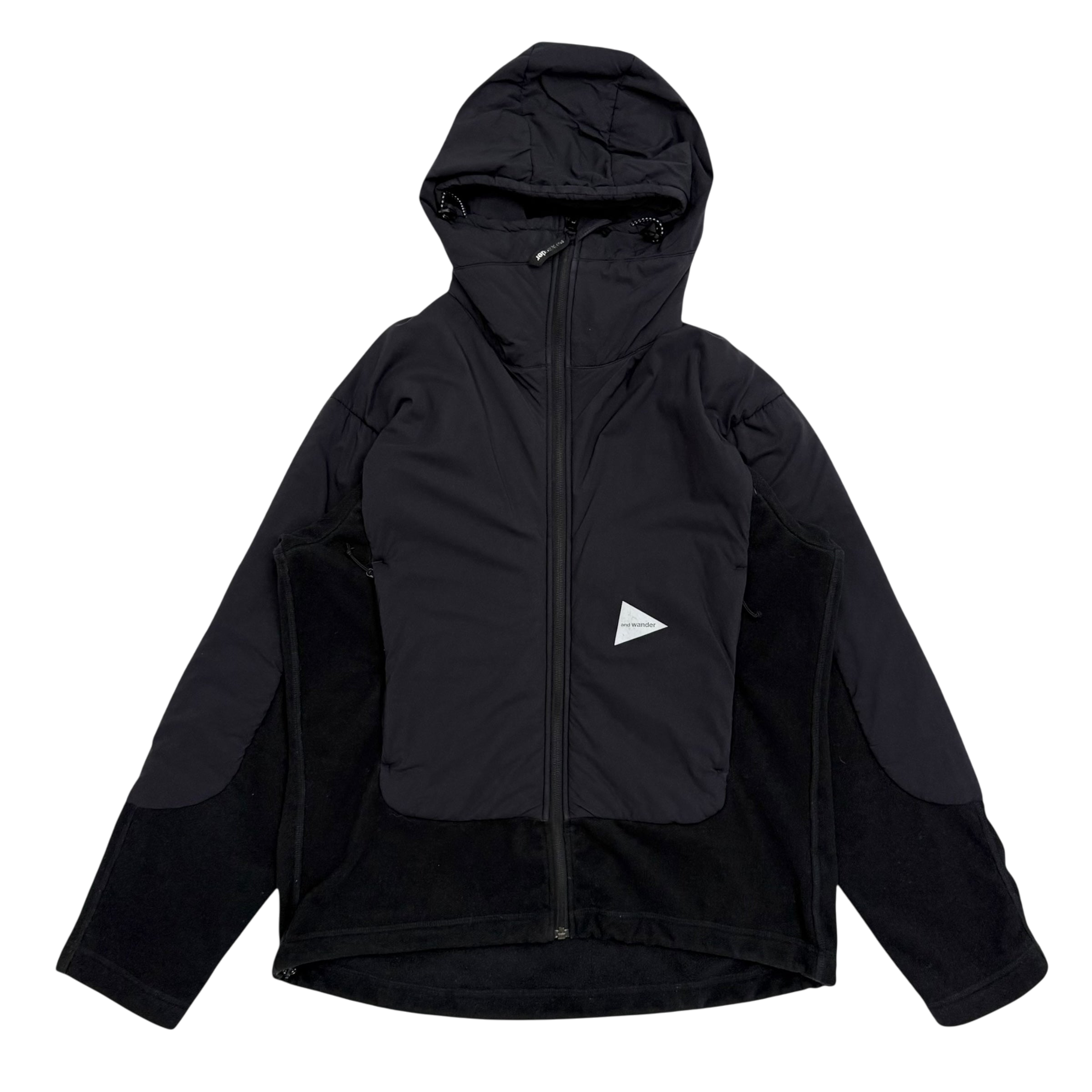 And Wander Top Fleece Jacket Black (Fits M-L)