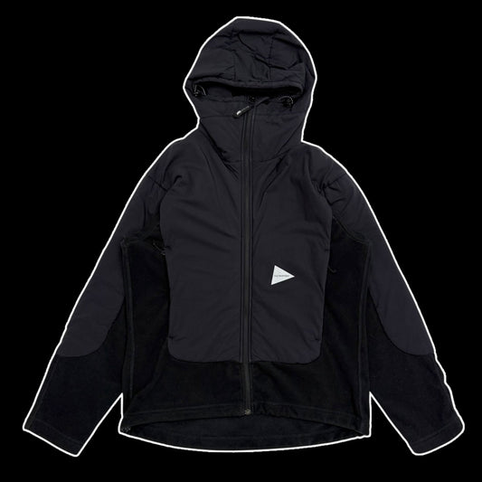 And Wander Top Fleece Jacket Black (Fits M-L)