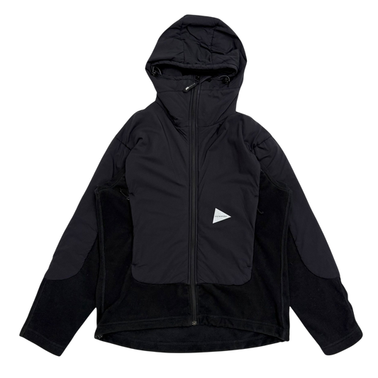 And Wander Top Fleece Jacket Black (Fits M-L)