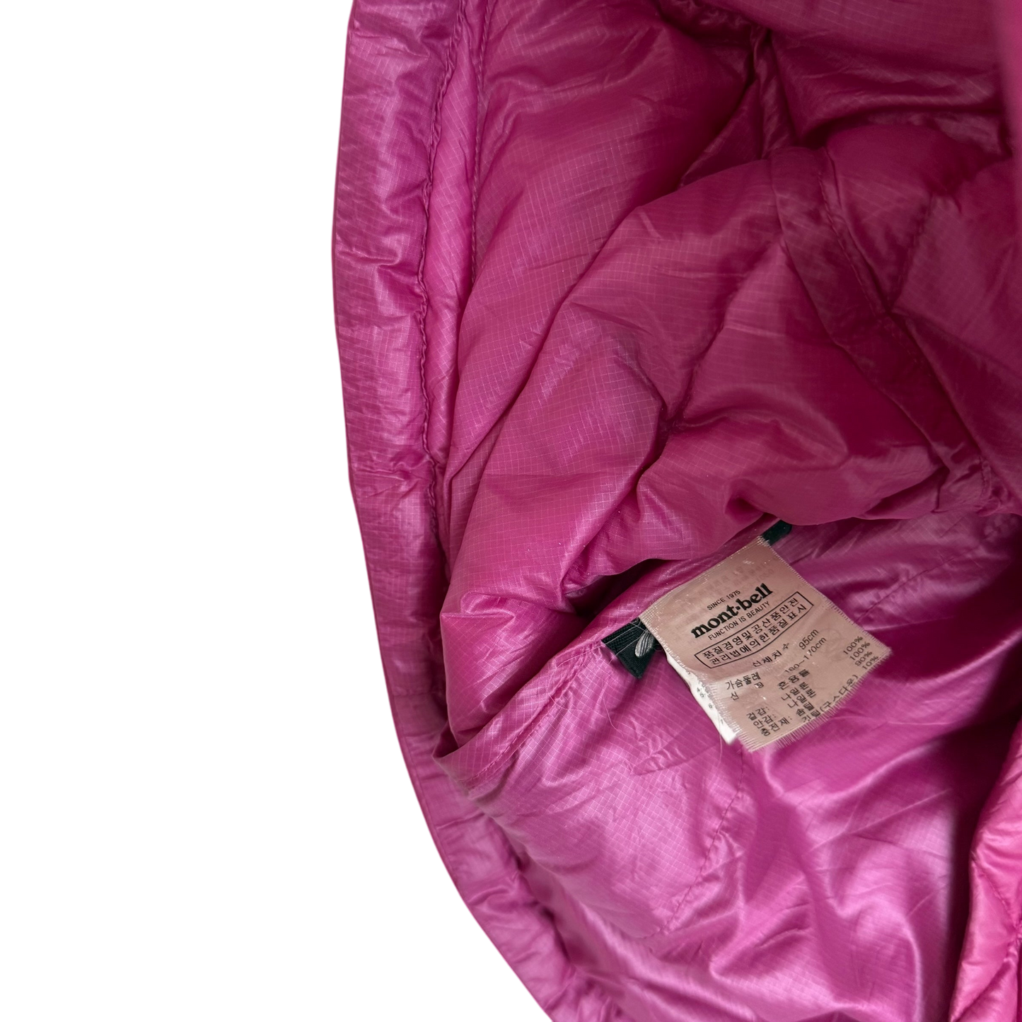 Montbell EX800 Pertex Diamond Stitch Down Jacket Pink (Size S womens)