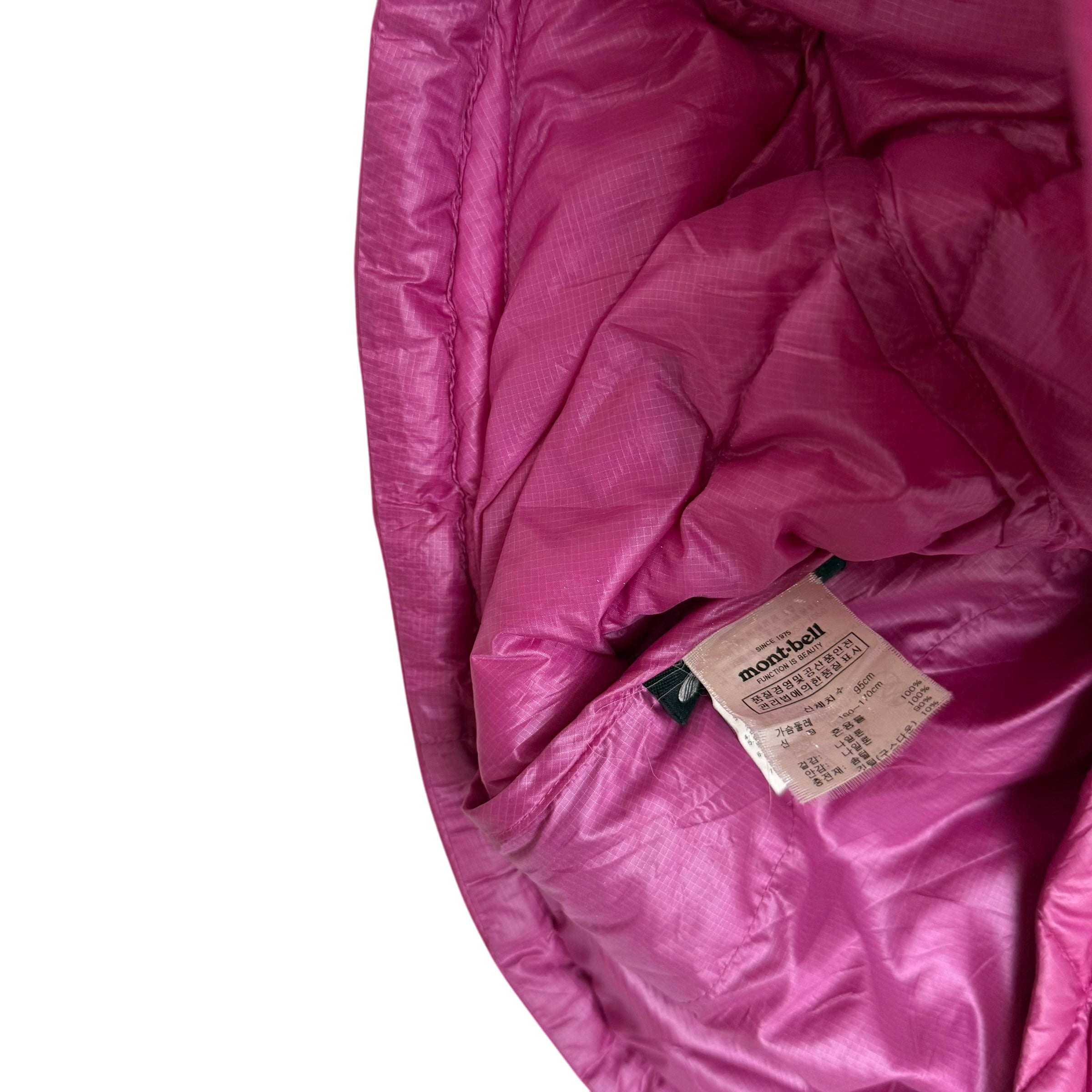 Montbell EX800 Pertex Diamond Stitch Down Jacket Pink (Size S womens)