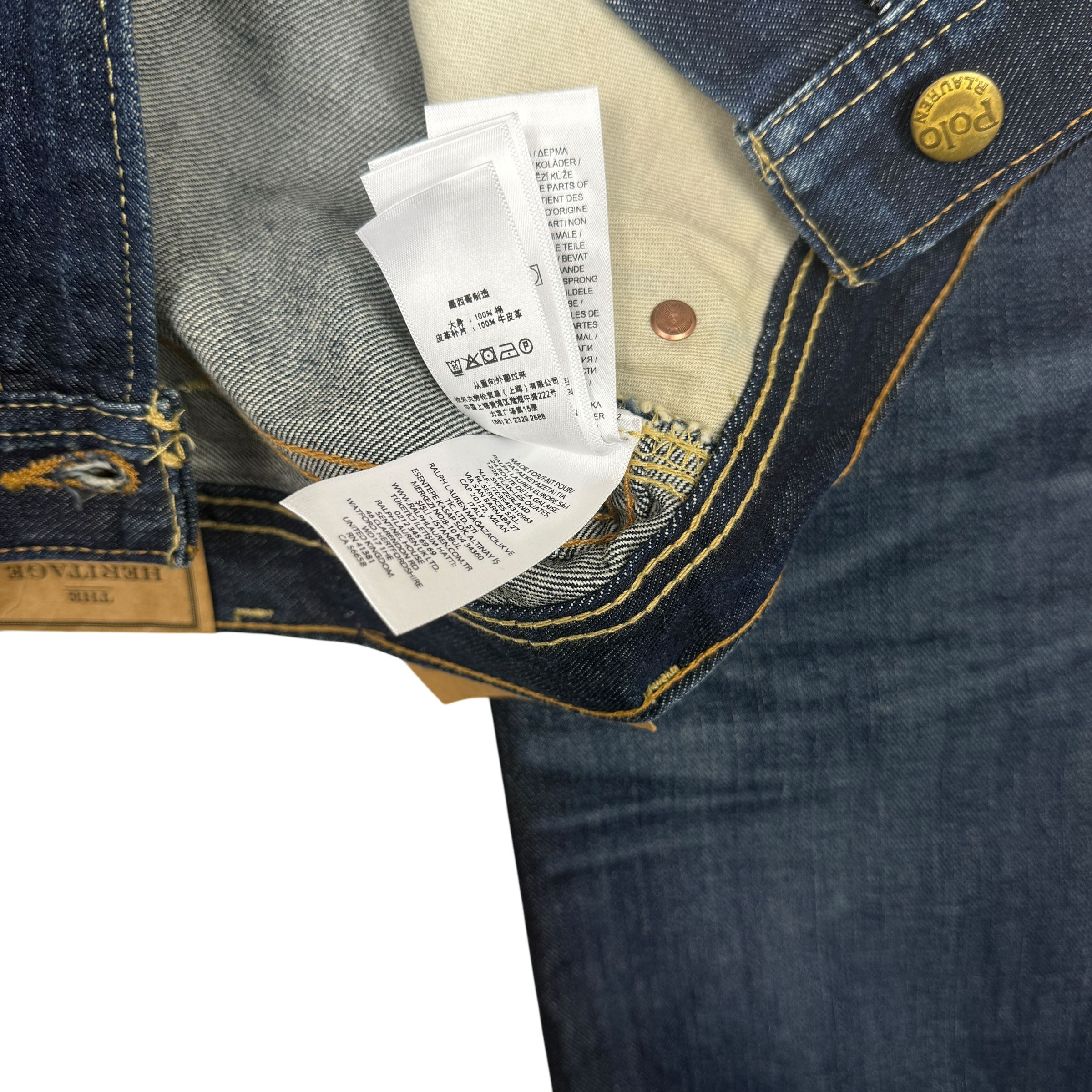 Polo Ralph Lauren x Naiomi Glasses Heritage Rider Jeans (Size 32 & 33)