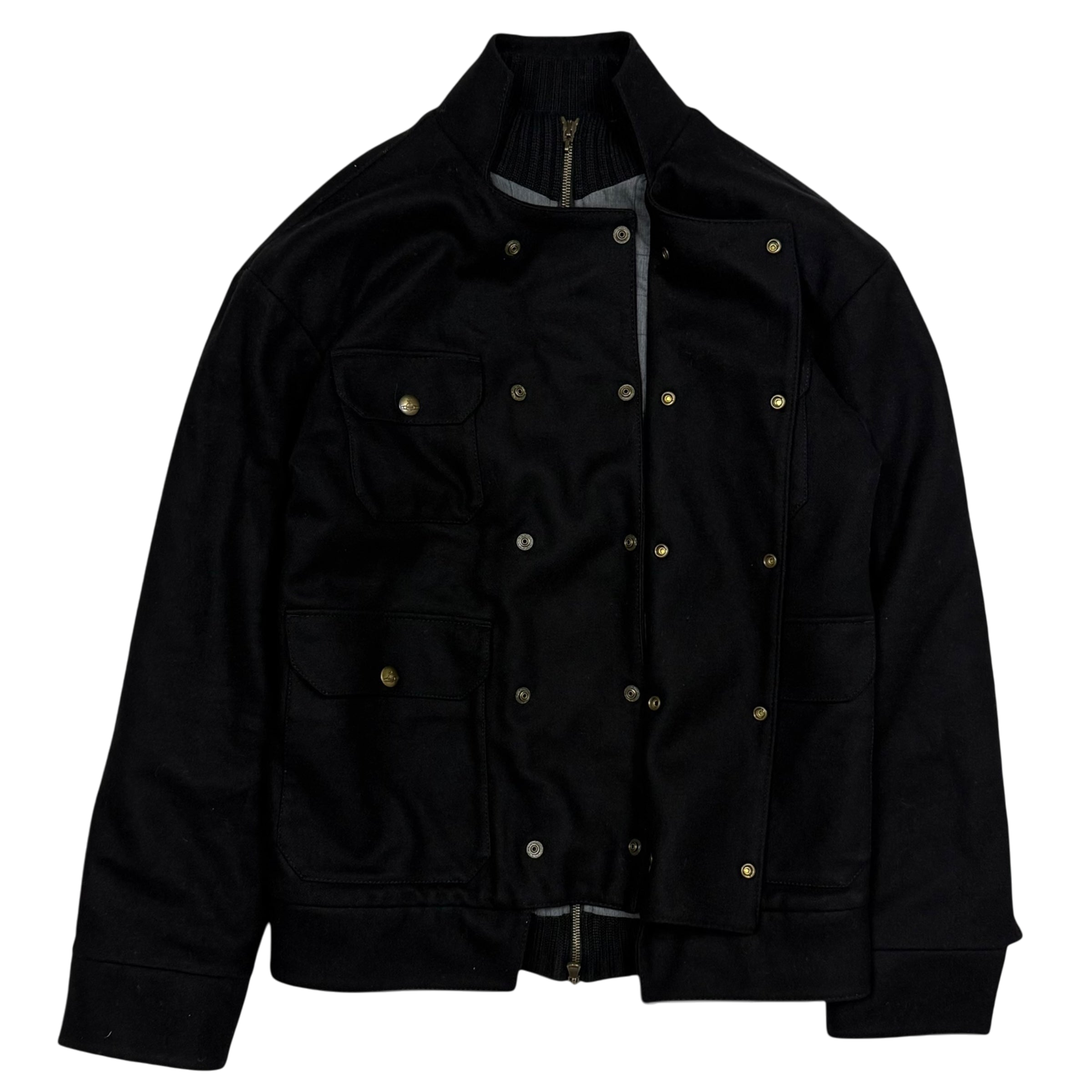 Vivienne Westwood Man 00s Button-Detailed Wool Utility Jacket (Fits M–L)