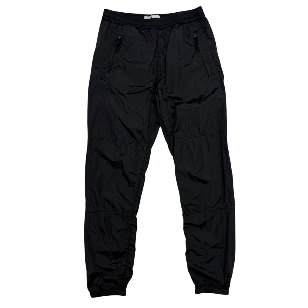 Stone Island Logo Patch Nylon Metal Pants Black (Size S)