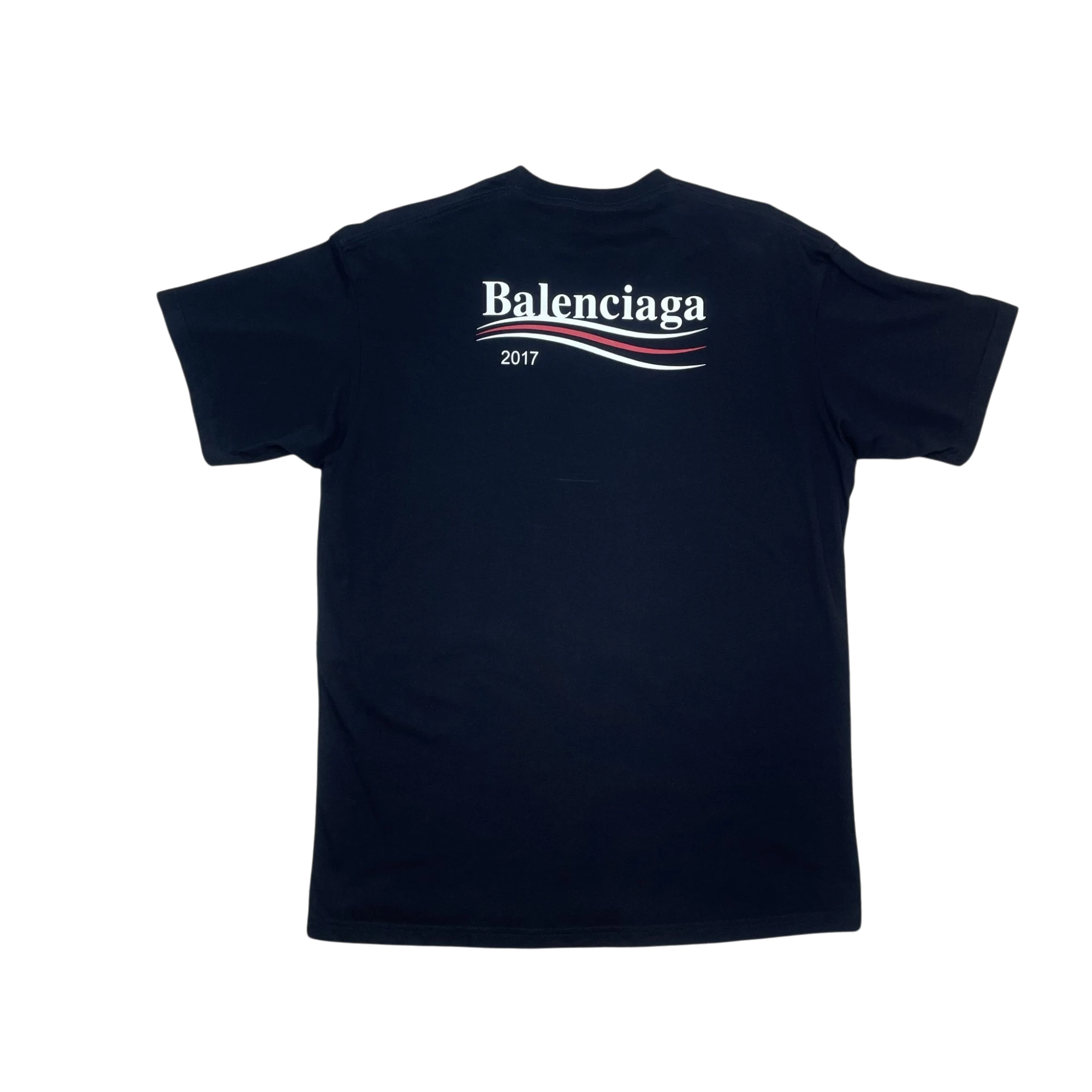 Balenciaga Political Campaign Logo T-Shirt Black (Size XL)