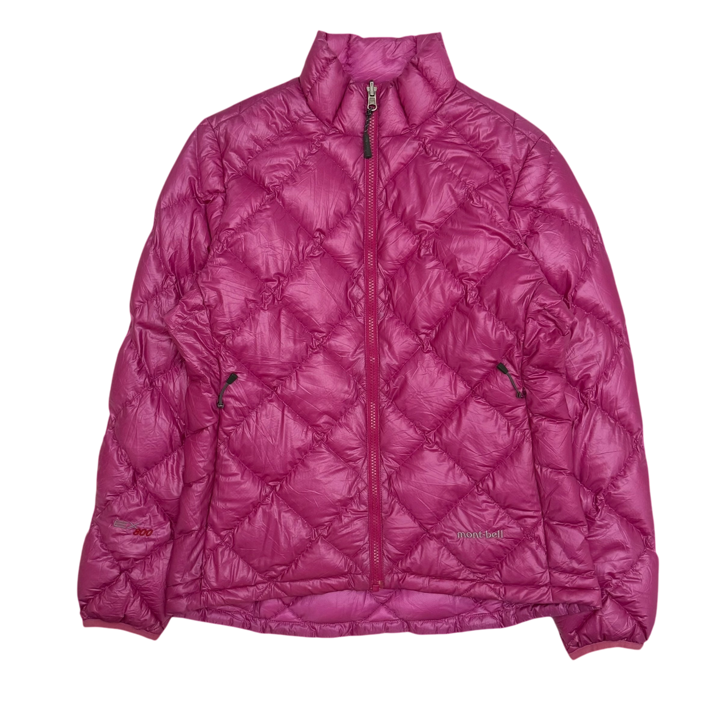 Montbell EX800 Pertex Diamond Stitch Down Jacket Pink (Size S womens)
