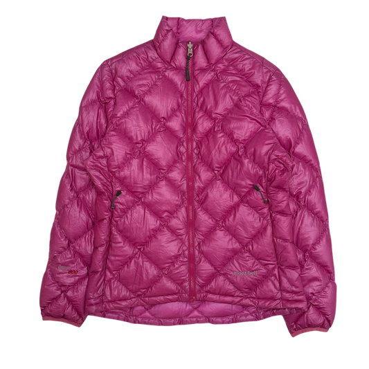 Montbell EX800 Pertex Diamond Stitch Down Jacket Pink (Size S womens)