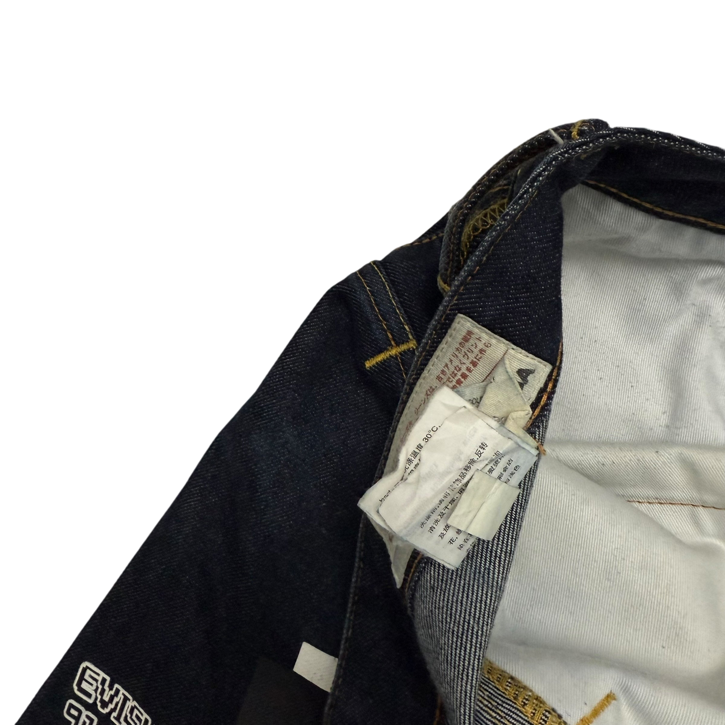 Evisu Pixel Diacock Logo Jeans (Size 31”)