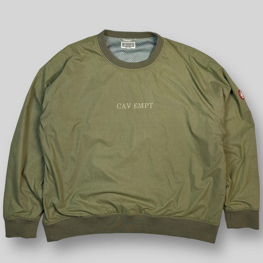 Cav Empt Spell Out Nylon Shell Pullover Green (Size XL)