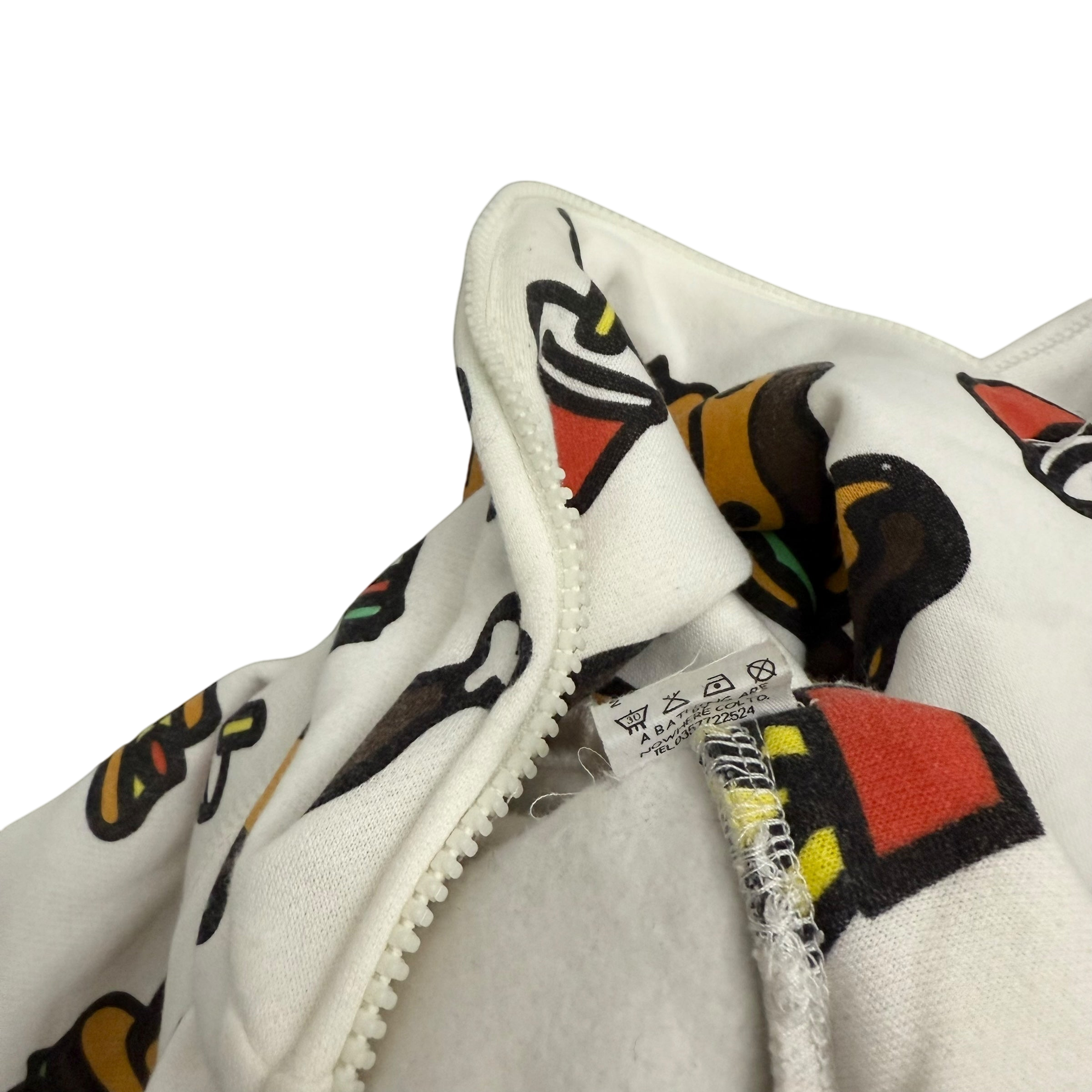 Baby Milo 2006 Junk Food Hoodie White (Fits S-M)