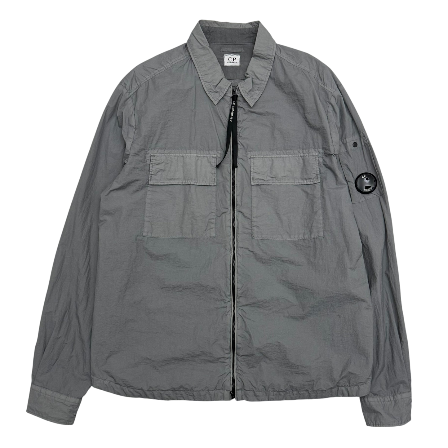 C.P. Company Taylon L Nylon Shell Overshirt Grey (Fits L-XL)