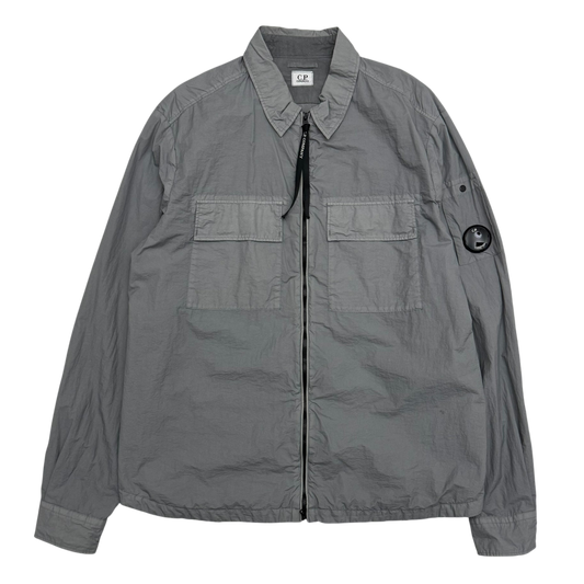 C.P. Company Taylon L Nylon Shell Overshirt Grey (Fits L-XL)