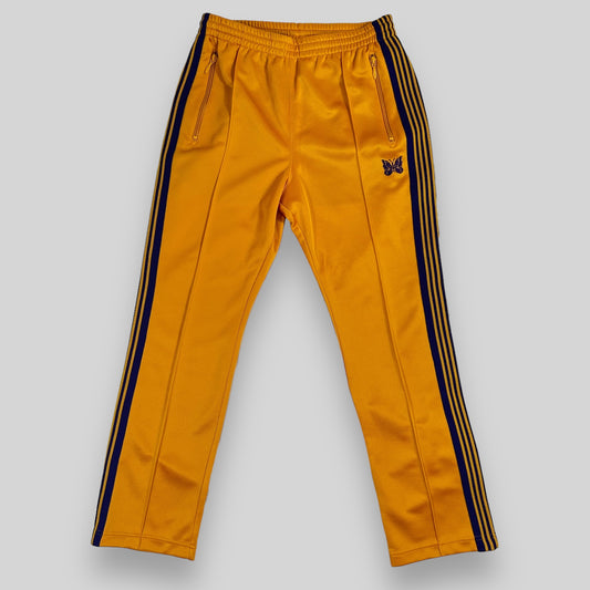 Needles Poly Smooth Narrow Track Pants Yellow/Purple (Size S)