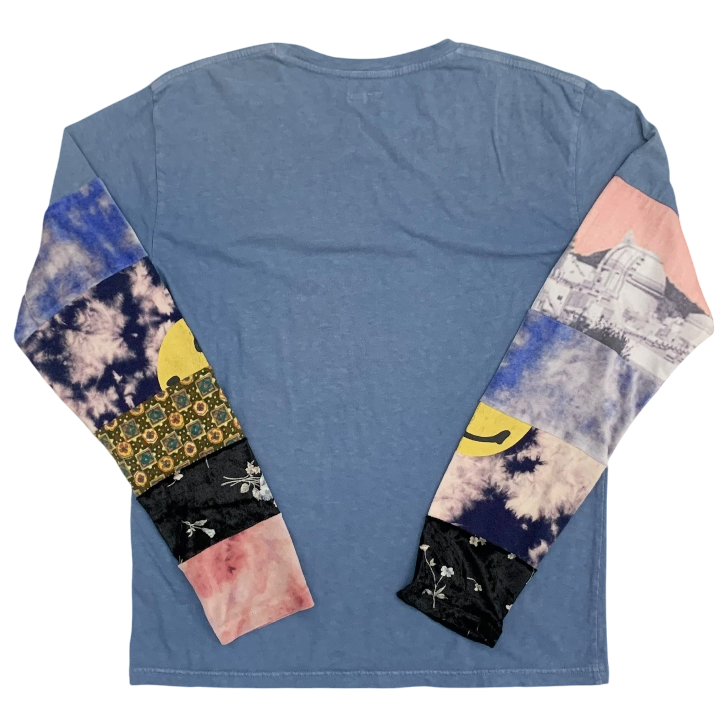 Kapital 18.5 Jersey Hippie Long Sleeve T-Shirt Blue