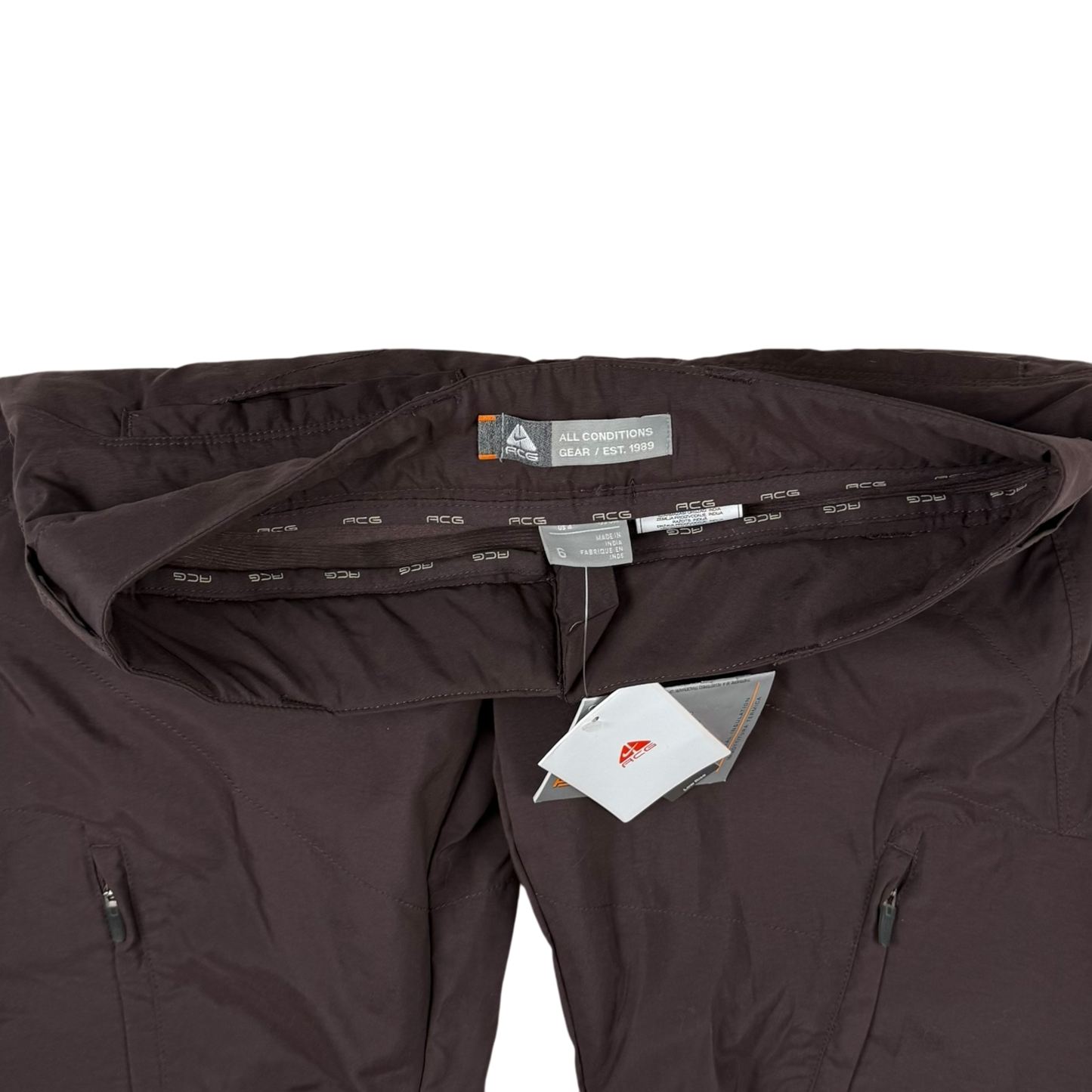 Nike ACG 00s Womens Insulated Cargo Pants Brown (Size 6)