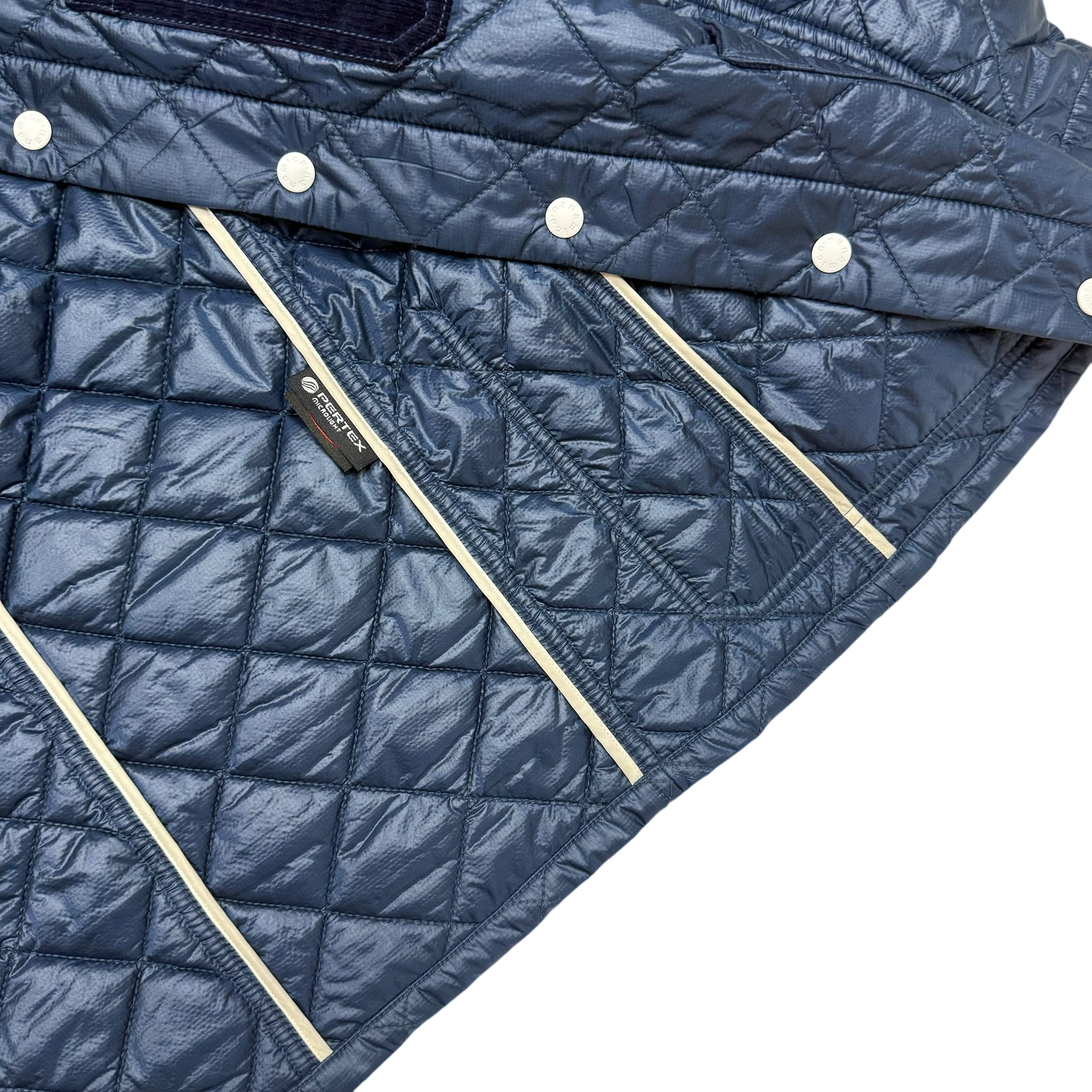 Nanamica Pertex Riding Quilt Jacket Marine Navy (Size M)