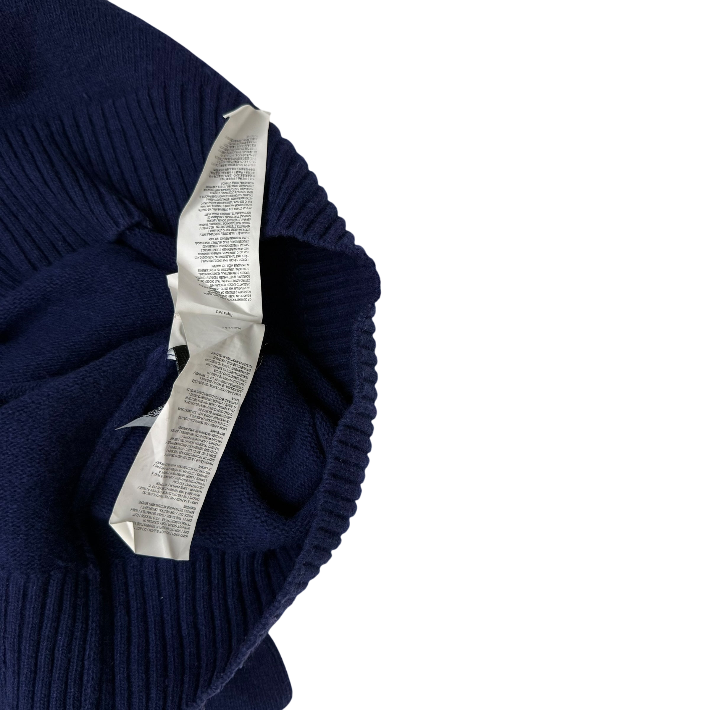 Stone Island AW16 Wool Blend Knit Sweatshirt Navy (Size XXL)