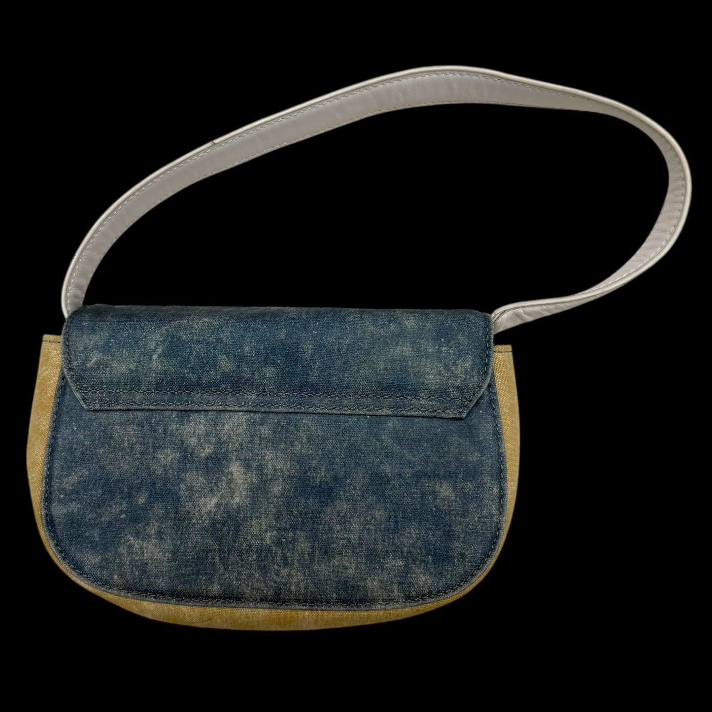 Diesel 1DR Womens Shoulder Bag Blue Denim