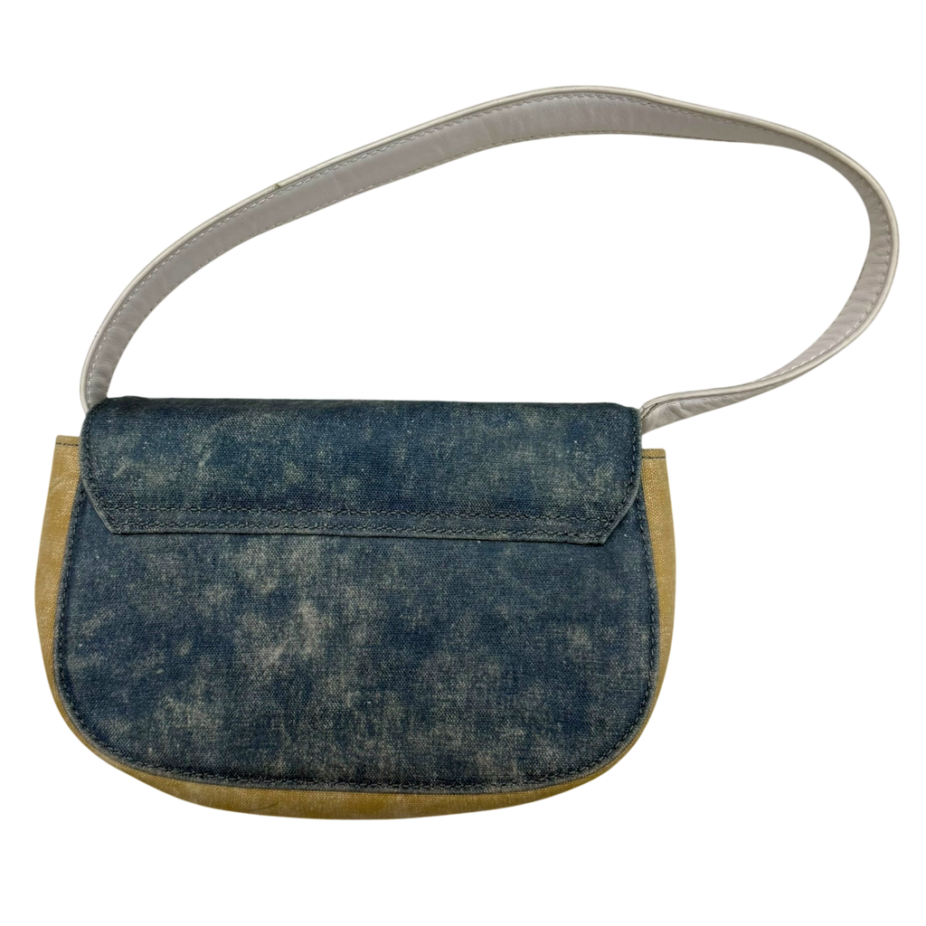 Diesel 1DR Womens Shoulder Bag Blue Denim