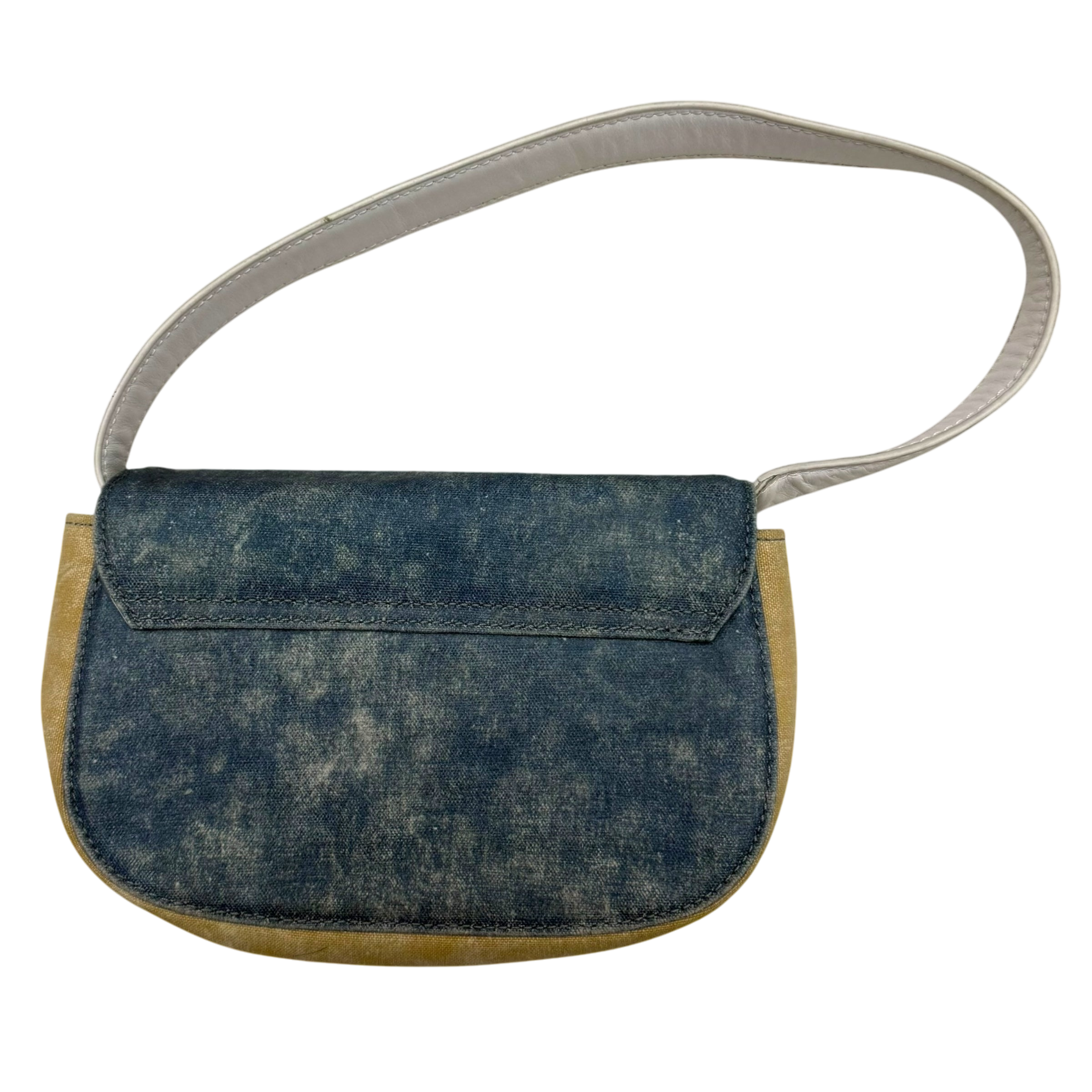Diesel 1DR Womens Shoulder Bag Blue Denim