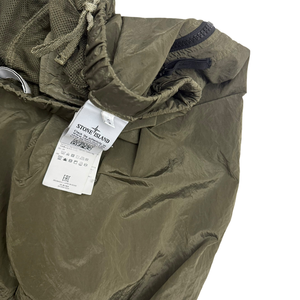Stone Island Nylon Metal Cargo Pants Khaki Green (Size S)