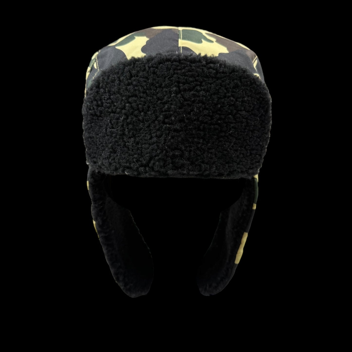 Bape(A Bathing Ape) 1st Camo Boa Trooper Cap Yellow