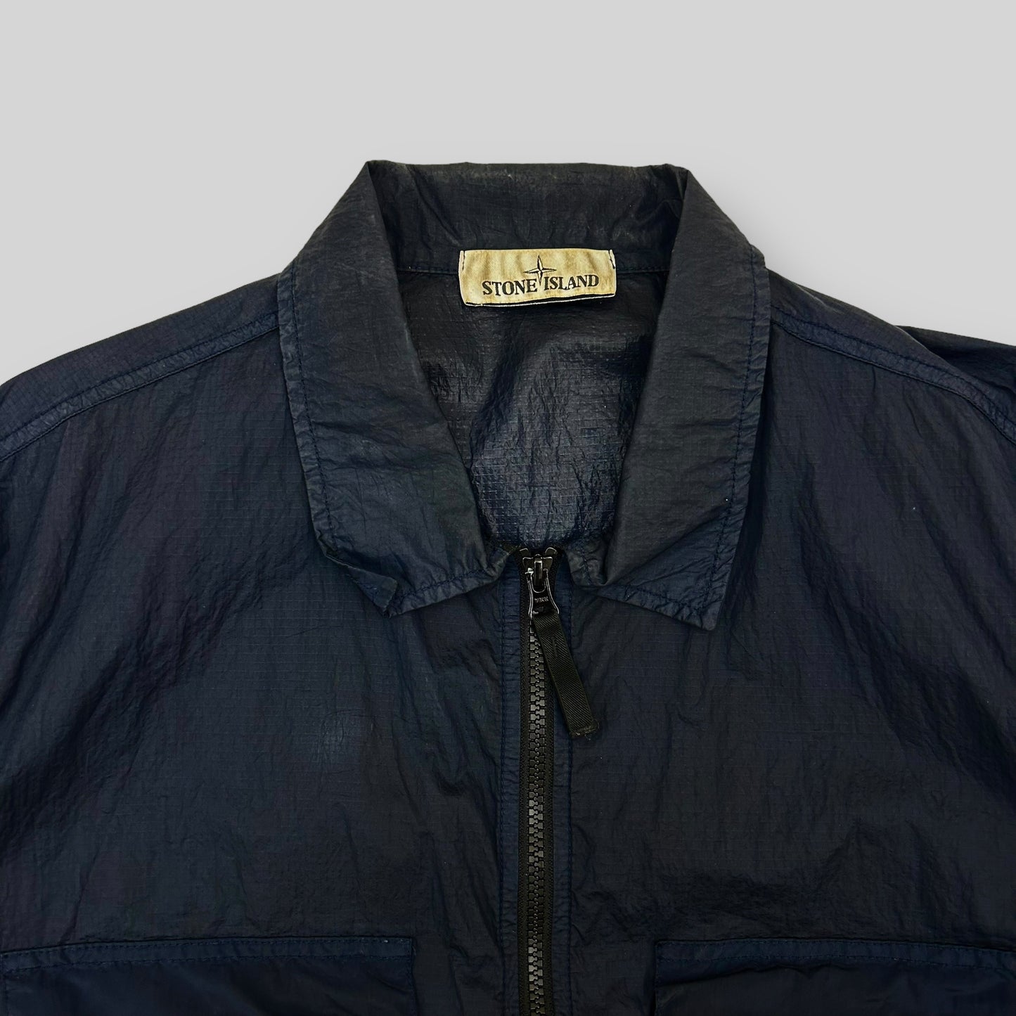 Stone Island Nylon Metal Overshirt Navy (Fits L/XL)