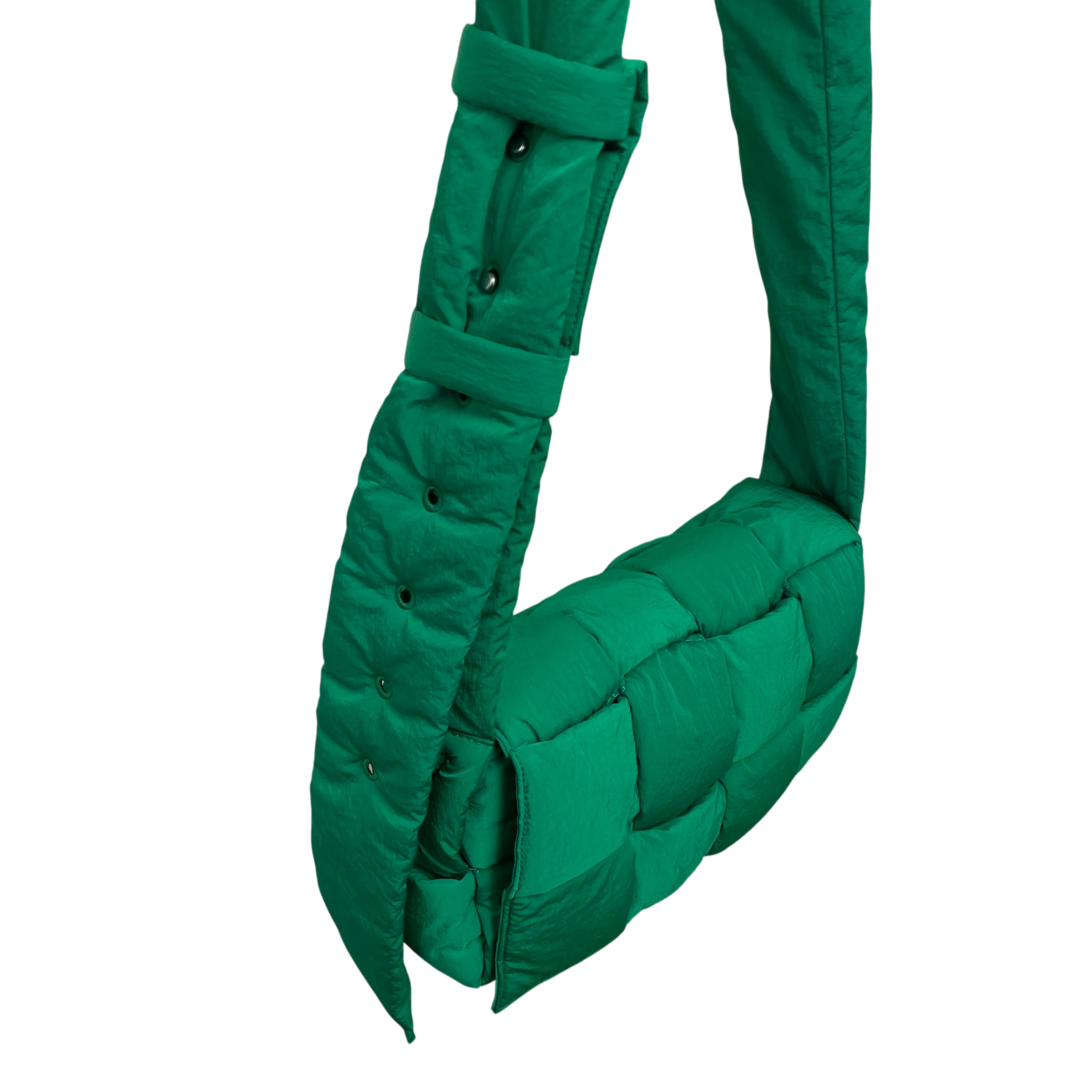Bottega Veneta Cassette Padded Crossbody Bag Green