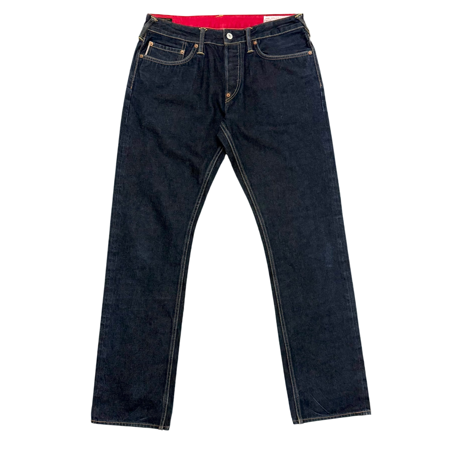 Evisu Camo Seagull Applique Jeans (Size 32”)