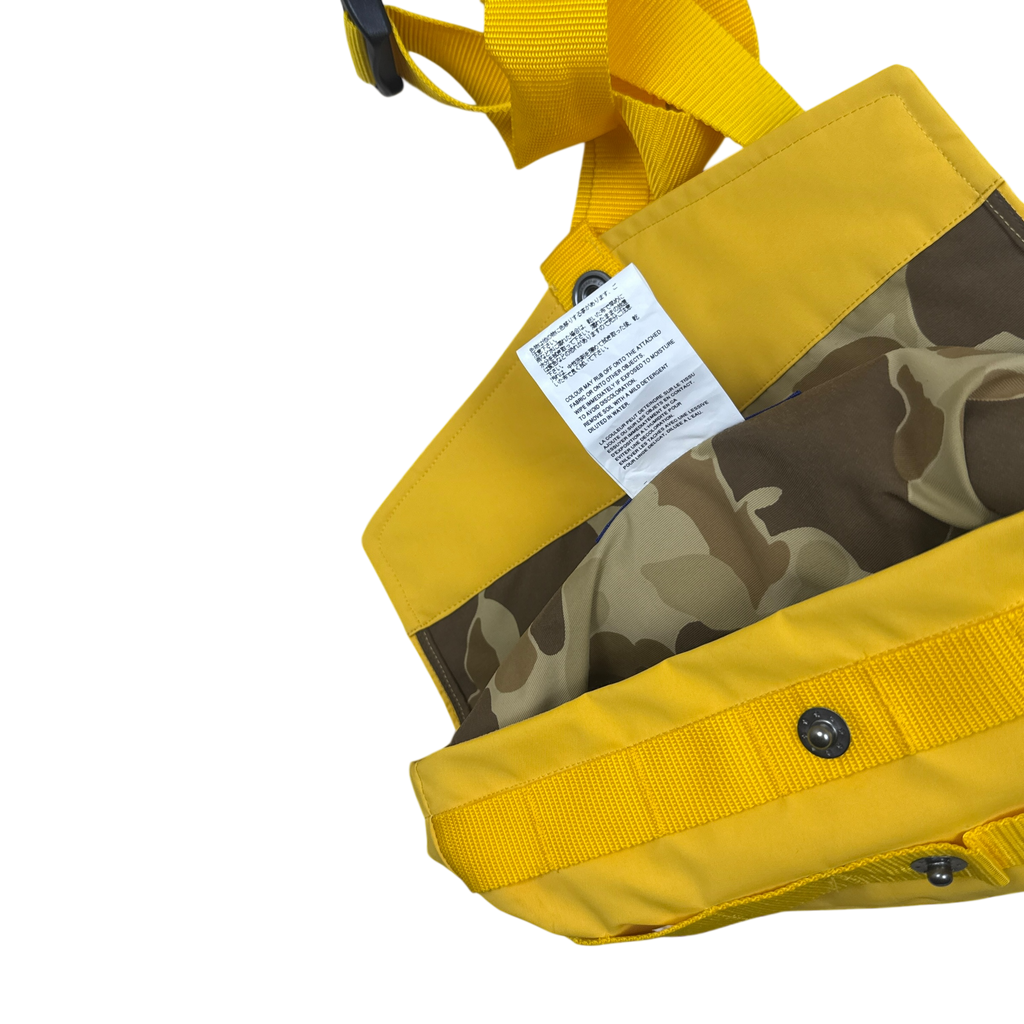 Junya Wantanabe MAN Comme Des Garçons AD2018 Mountain Jacket (With Bag) Yellow/Camo (Fits M-L)