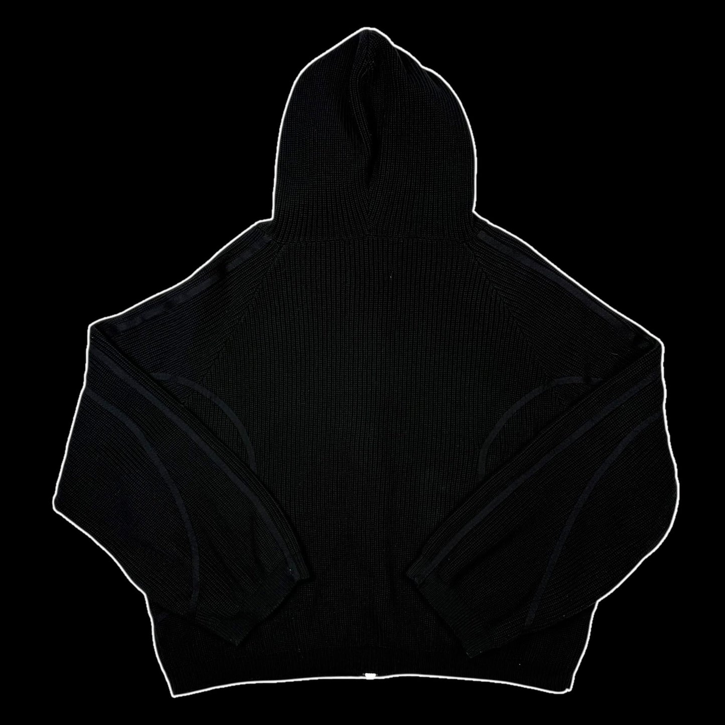 Jooniverse Lab Cable Knit Hoodie Black (Size XL)