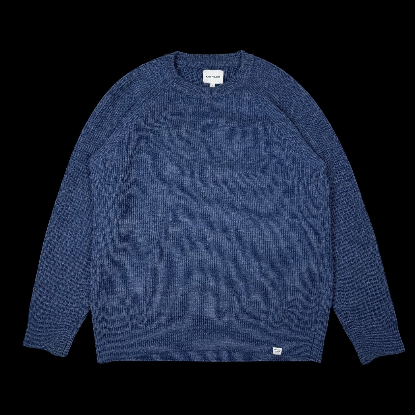 Norse Projects Roald Cotton Wool Sweatshirt Calcite Blue (Size XL)