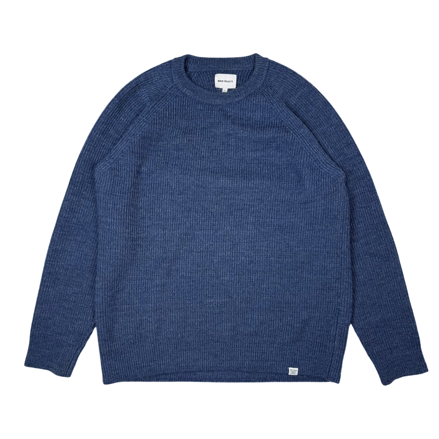 Norse Projects Roald Cotton Wool Sweatshirt Calcite Blue (Size XL)