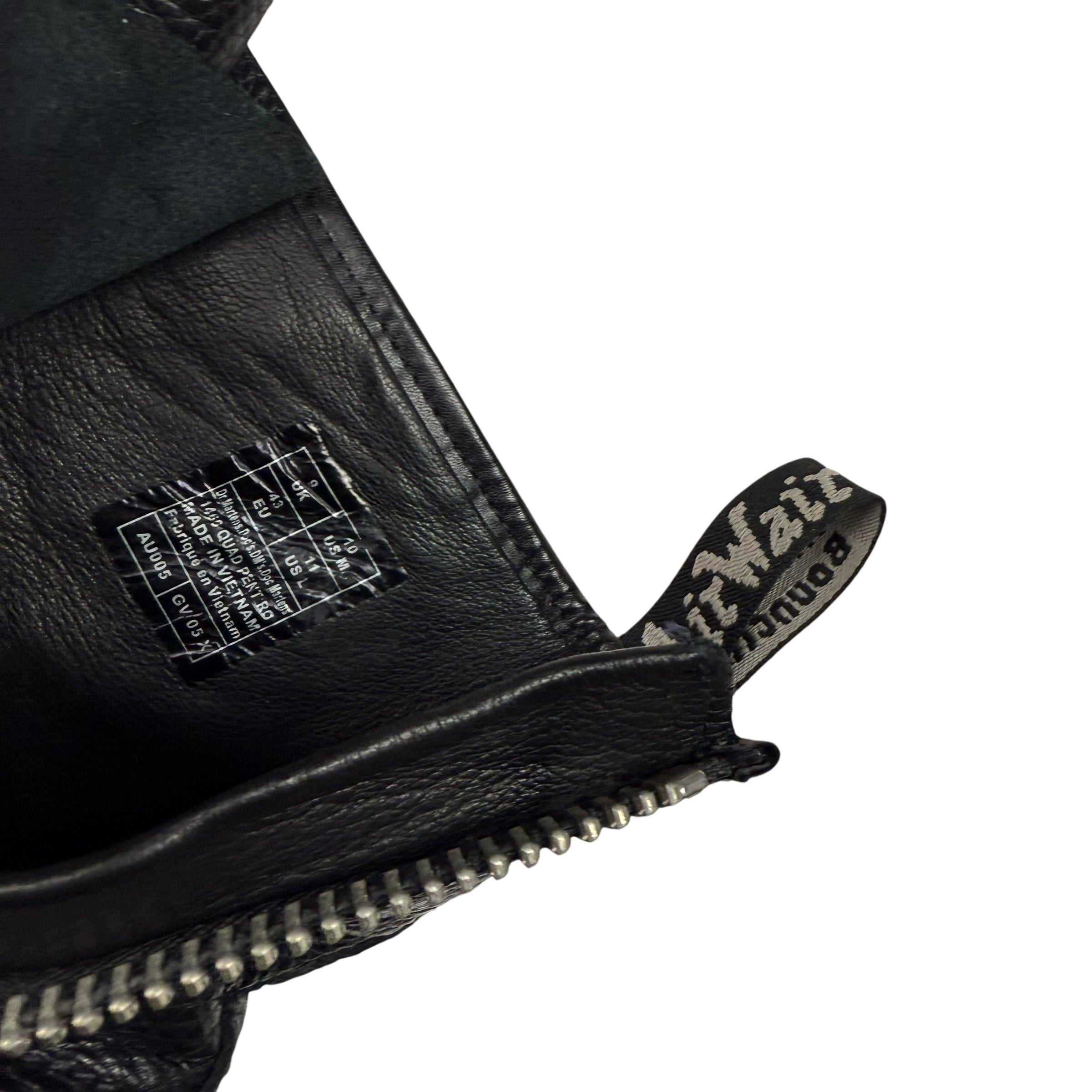 Dr Martins x Rick Owens 1460 Quad Sole Pentagram Jumbo Lace Boot Black (US10/UK9/EU43)