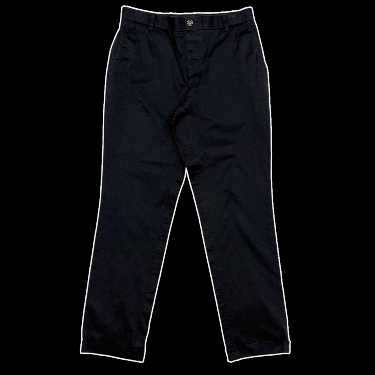 Thom Browne Tapered Navy Chino Pants (Size 30”)