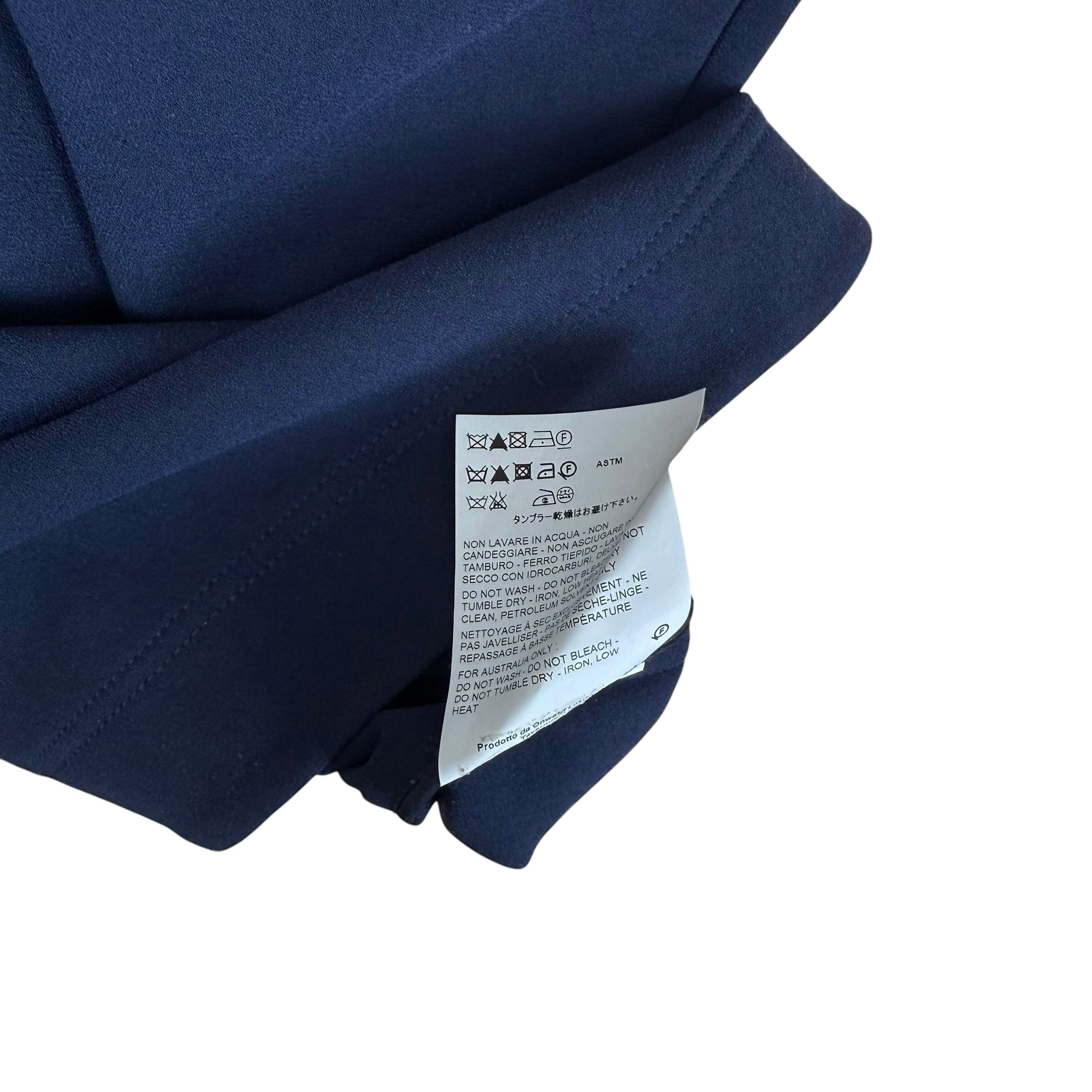 Jil Sander Asymmetric Cutout Skirt Navy (Fits S womens)