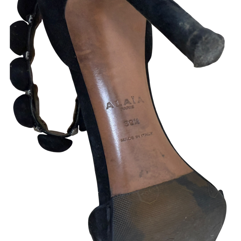 Alaïa La Bombe Suede Heels Black (Size EU39.5)
