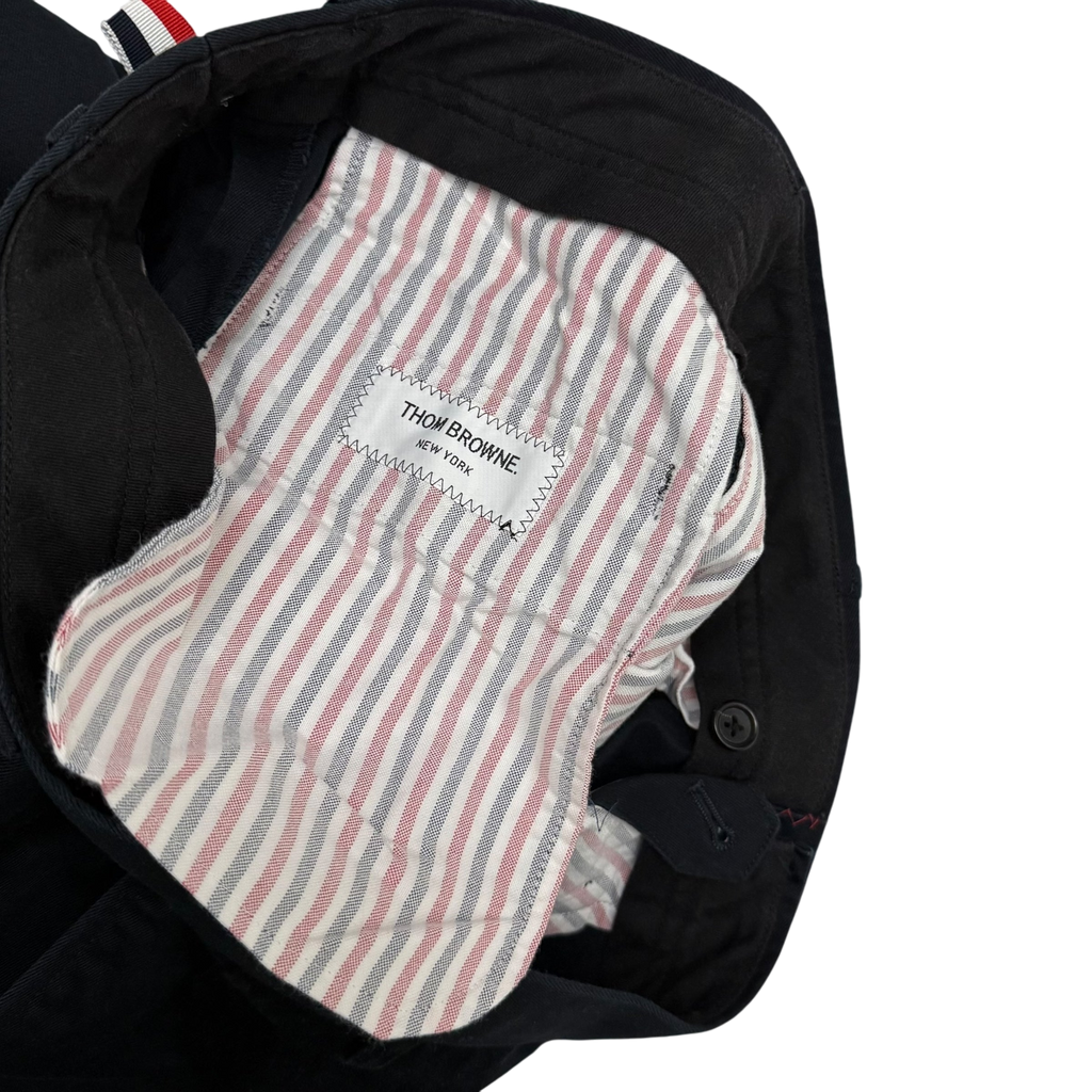 Thom Browne Tapered Navy Chino Pants (Size 30”)