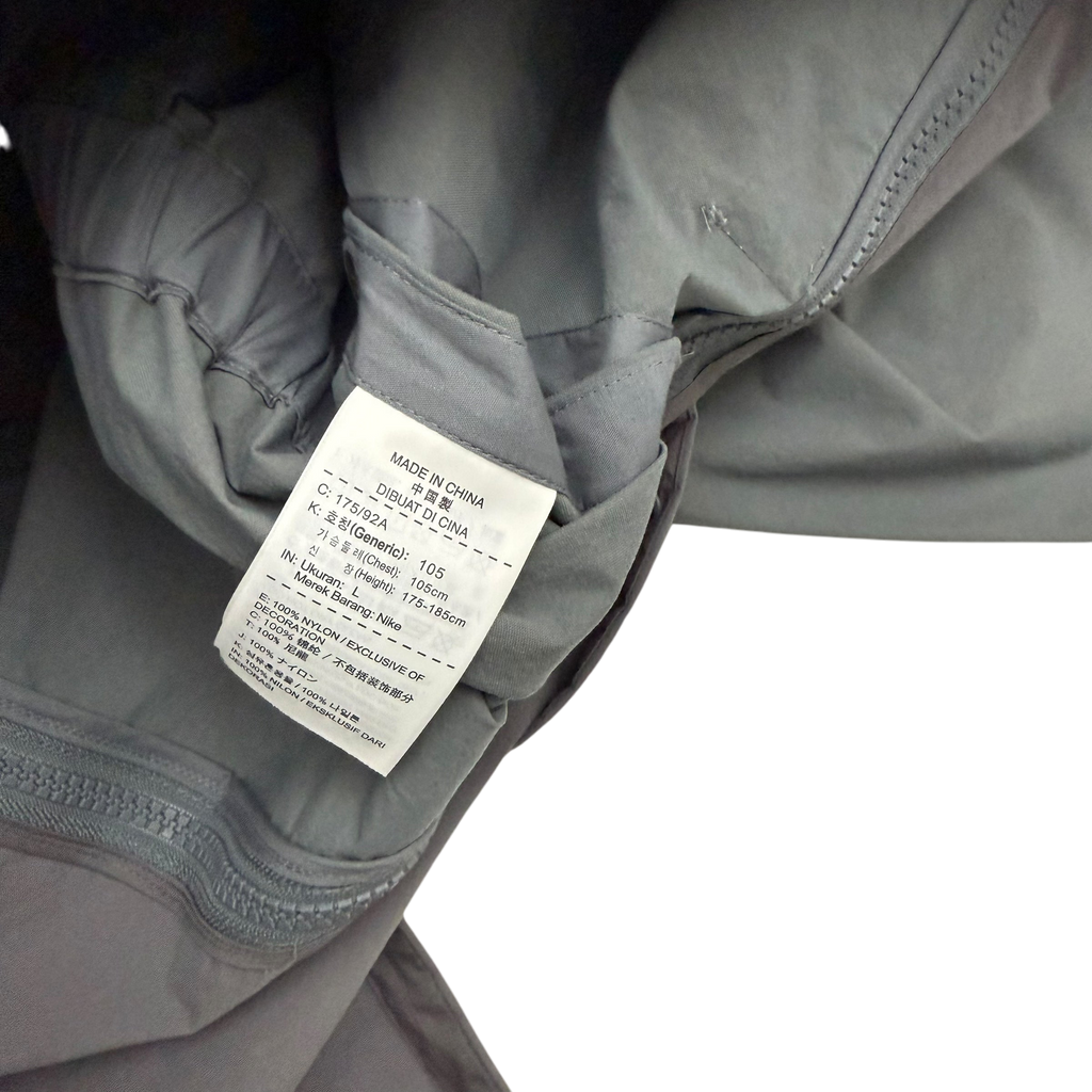 Nike Samuel Ross x A-COLD-WALL* (ACW) Dual Component Overcoat Grey (Fits L-XL)