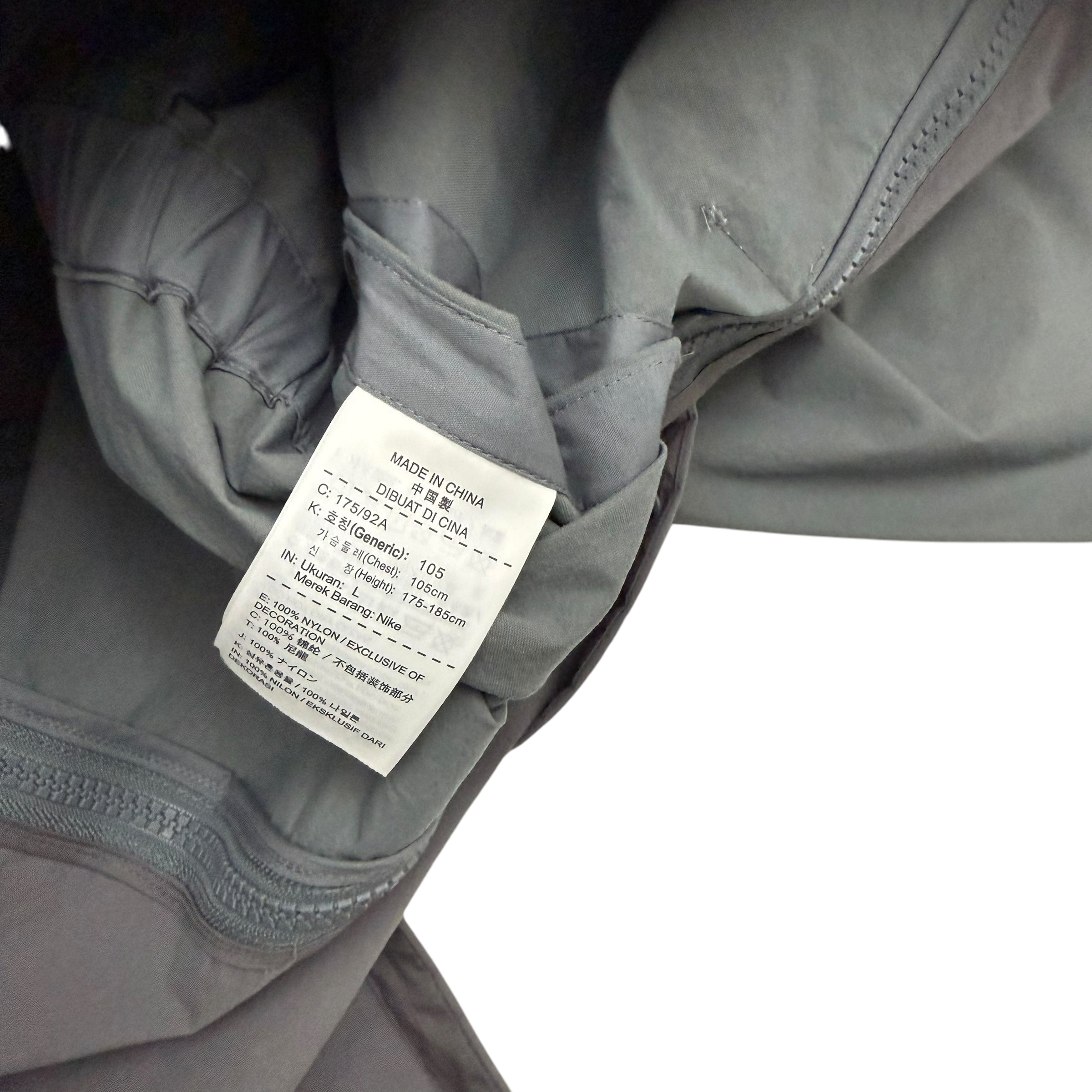 Nike Samuel Ross x A-COLD-WALL* (ACW) Dual Component Overcoat Grey (Fits L-XL)