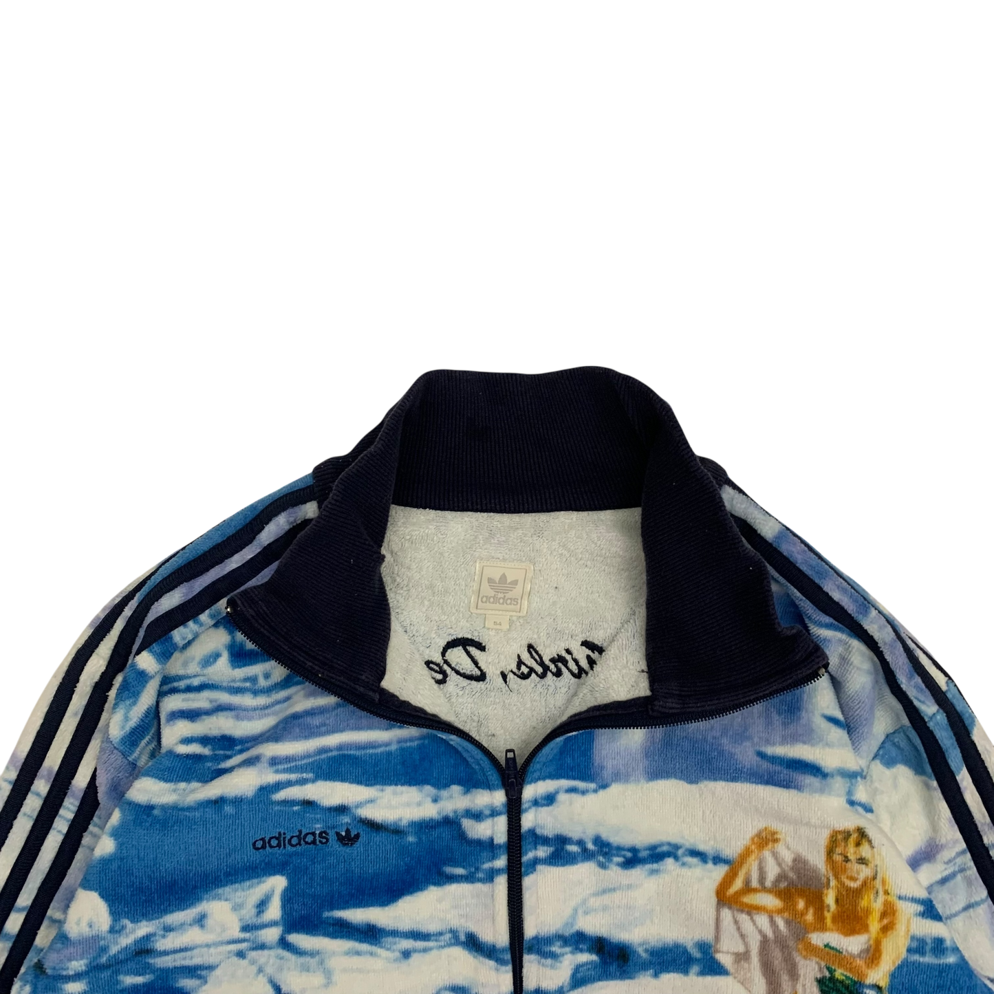Adidas Vintage ‘Calendar Girls December ‘83’ Track Jacket Blue (Fits M)