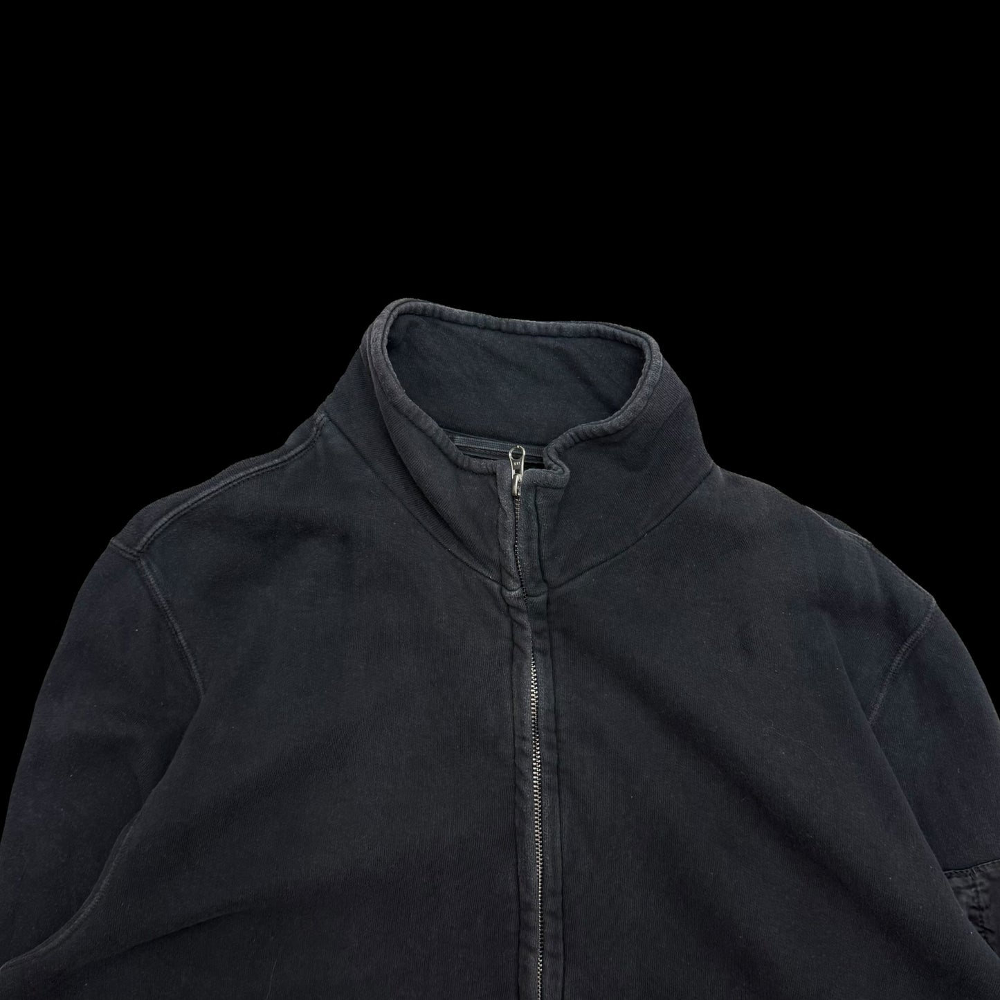 C.P. Company AW14 Cotton Lens Viewer Zip-Up Sweatshirt Navy (Fits L)